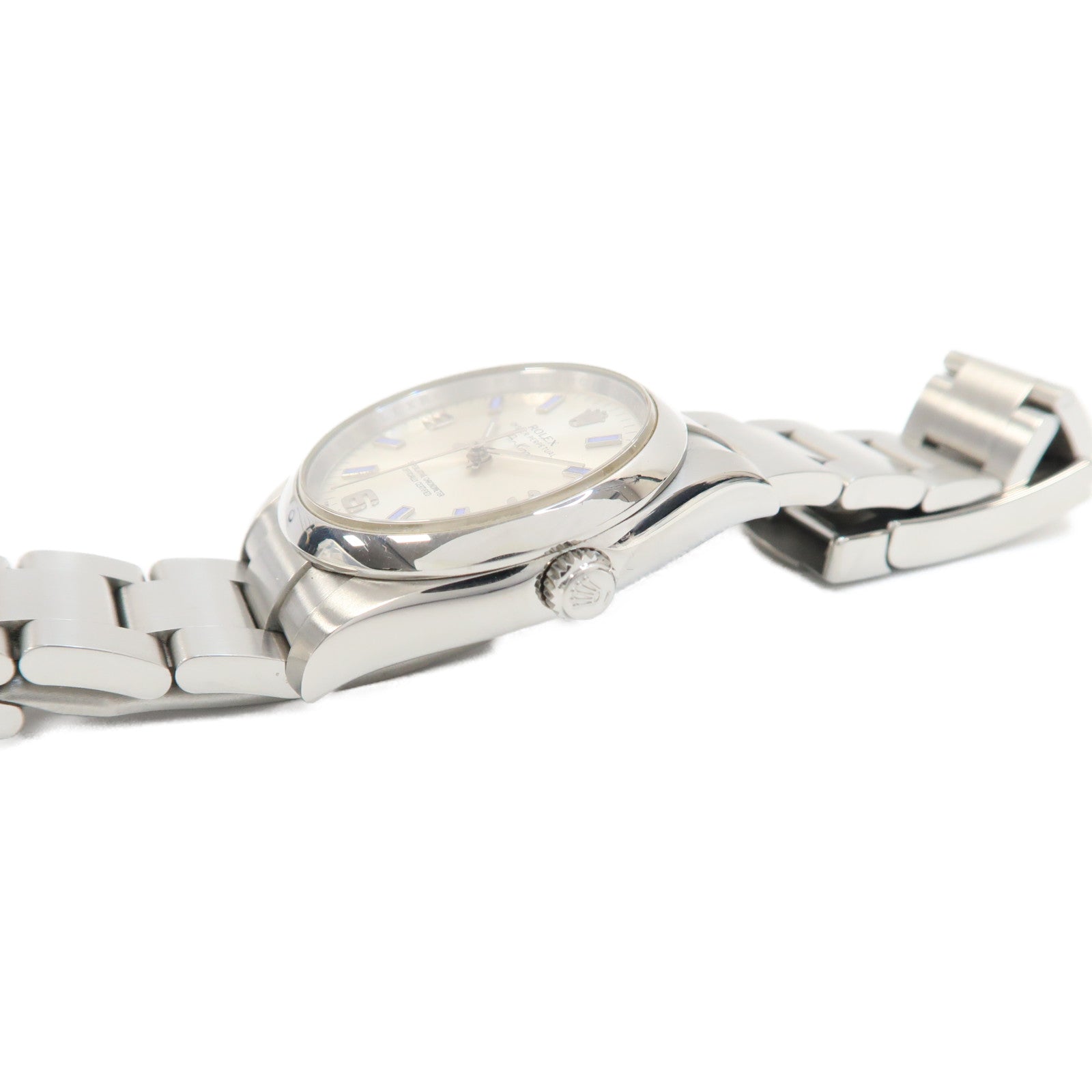 ROLEX Air King不鏽鋼手錶自動機芯白色