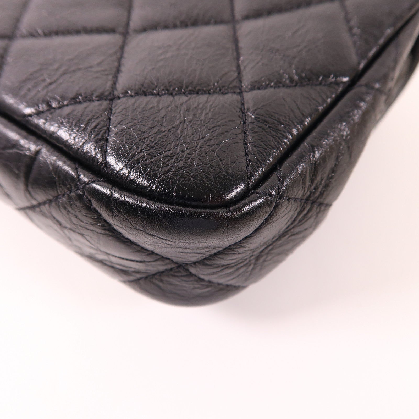 CHANEL 牛皮皮革Chain Shoulder Bag金扣鏈帶肩背袋