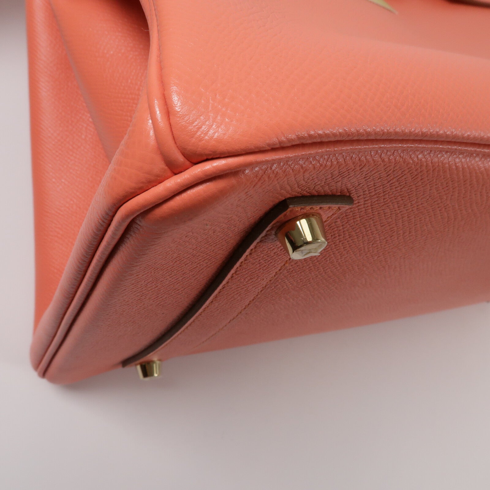 HERMES Epsom皮革Birkin 35手挽袋Flamingo