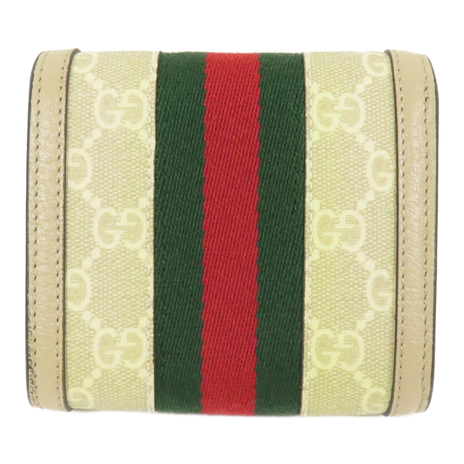 GUCCI 塗層帆布Ophidia Card Case Wallet金扣錢包