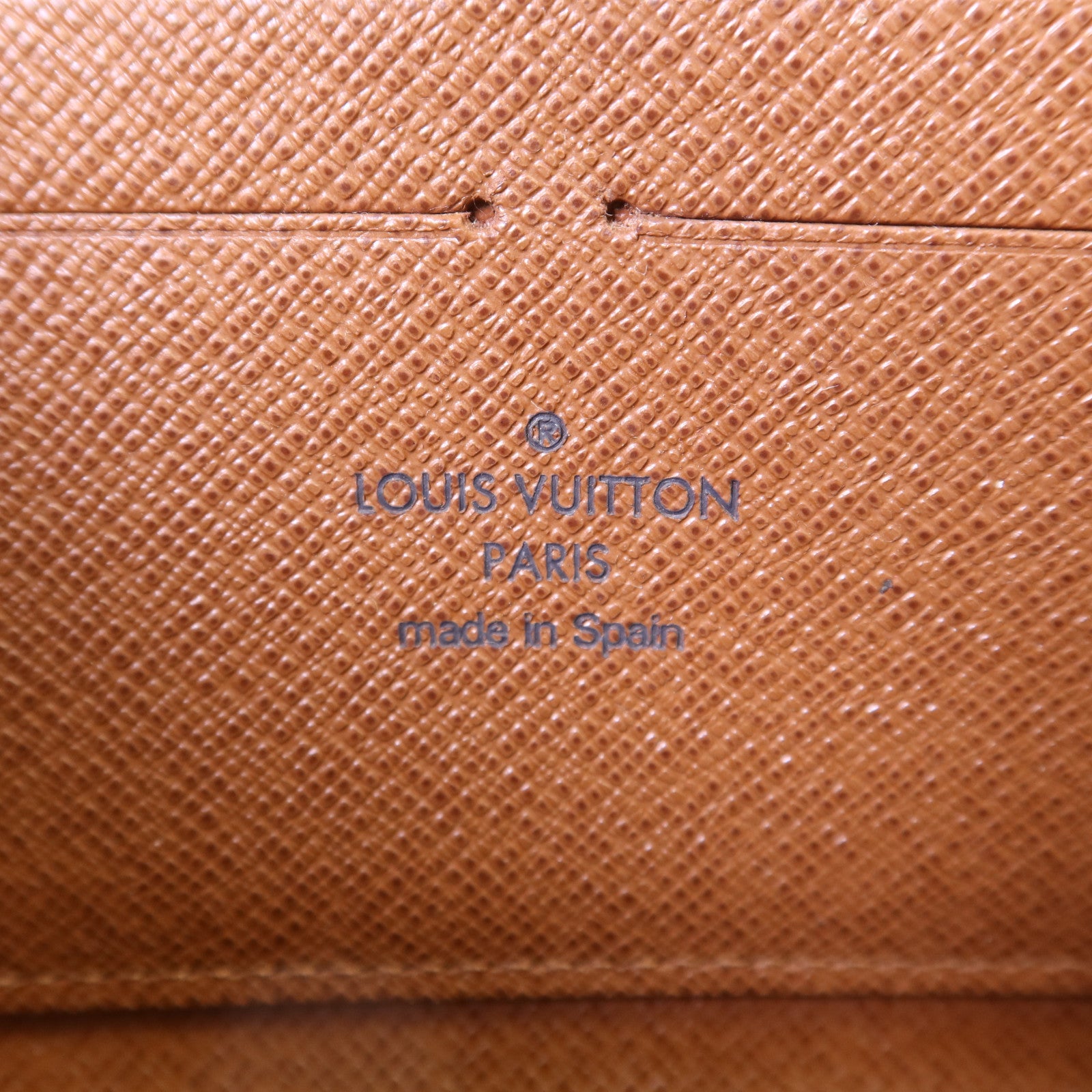 LOUIS VUITTON Monogram Zipper Long Wallet金扣長錢包