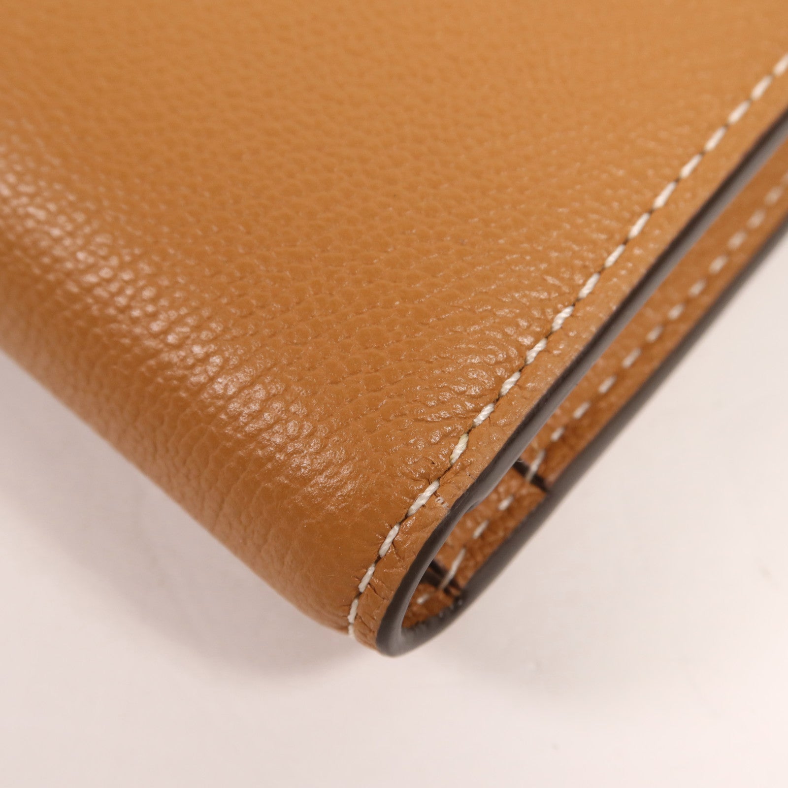 Delvaux 牛皮皮革Brillant Compact Wallet金扣錢包