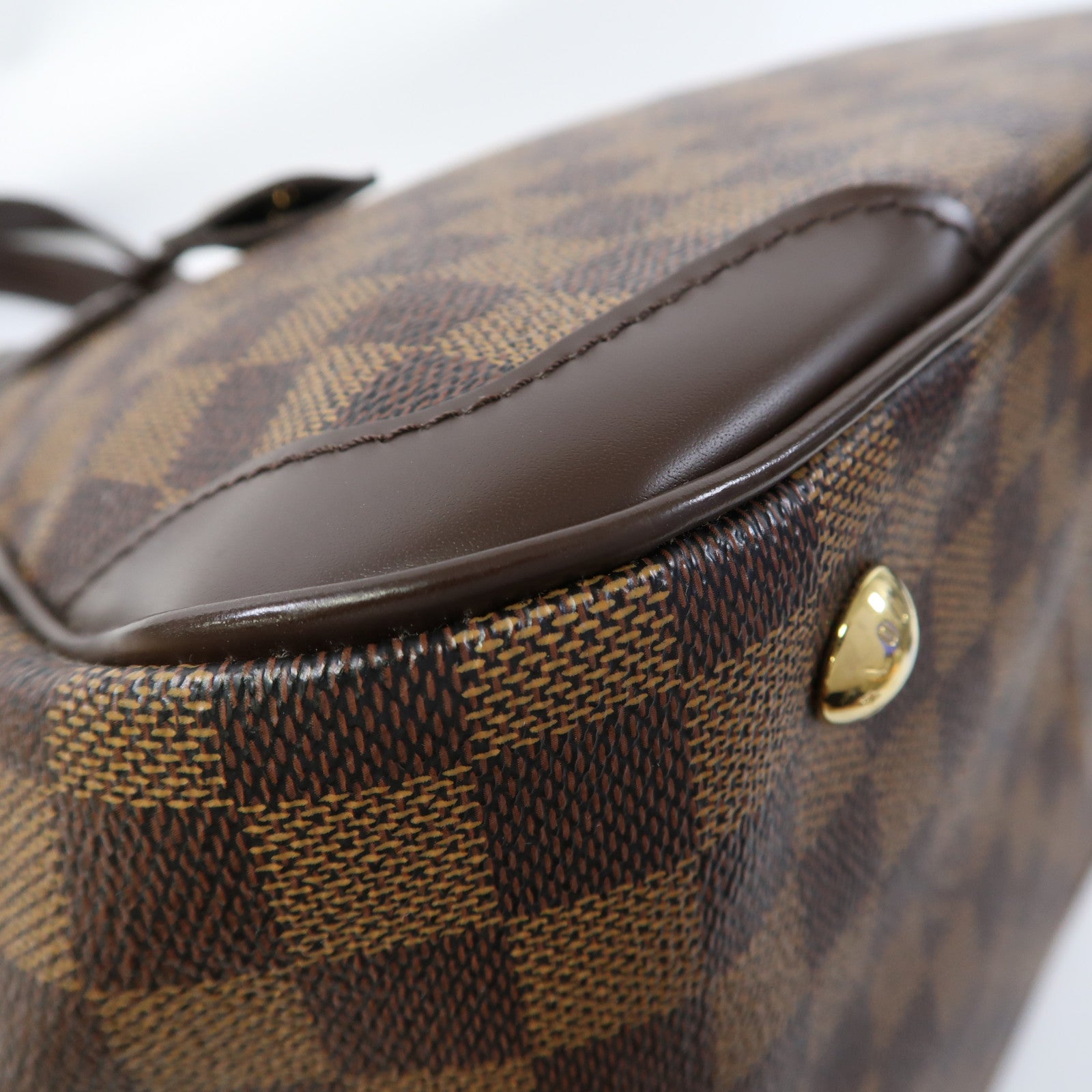 LOUIS VUITTON Damier Ebene Verona MM金扣肩背袋啡色