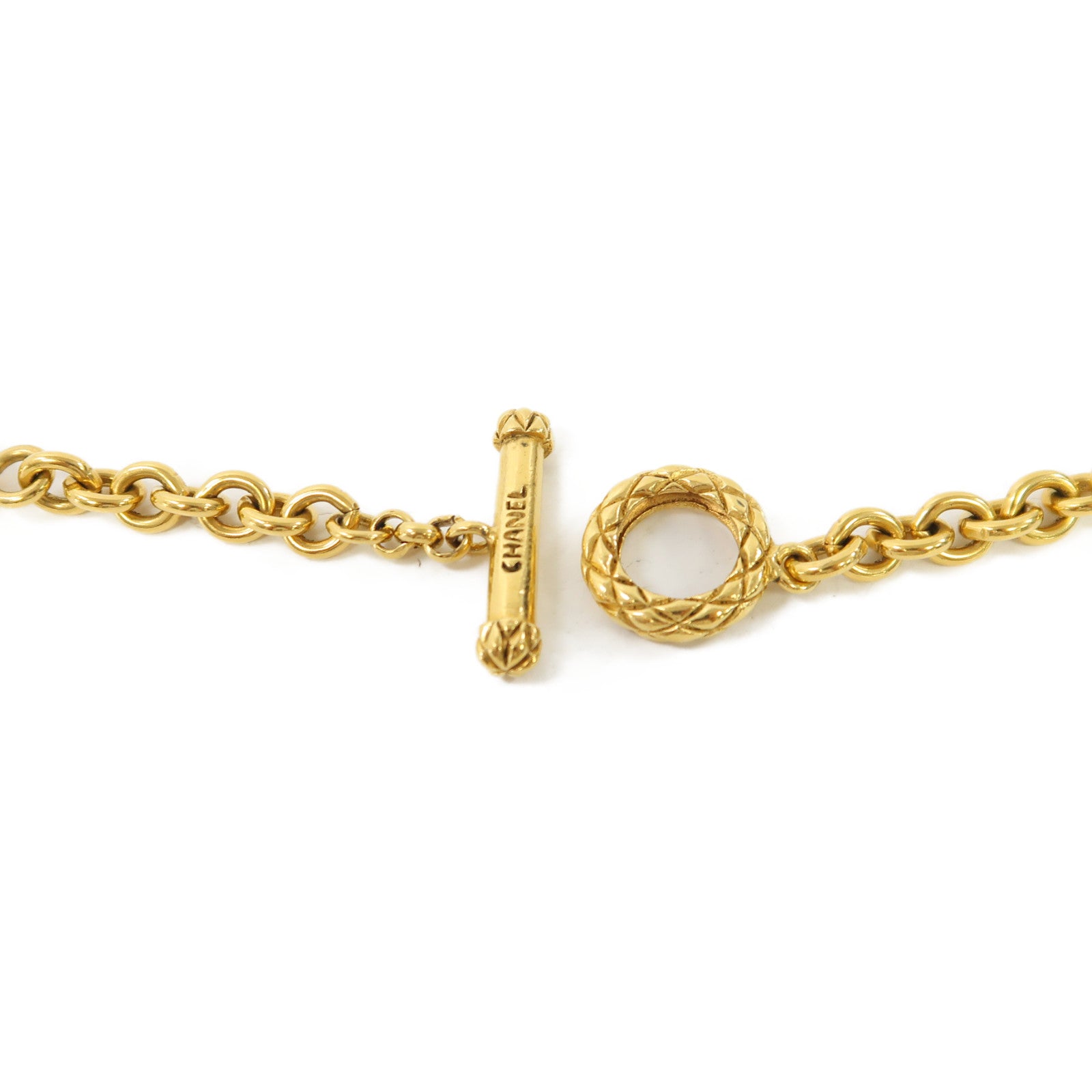 CHANEL 金屬Necklace項鏈金色