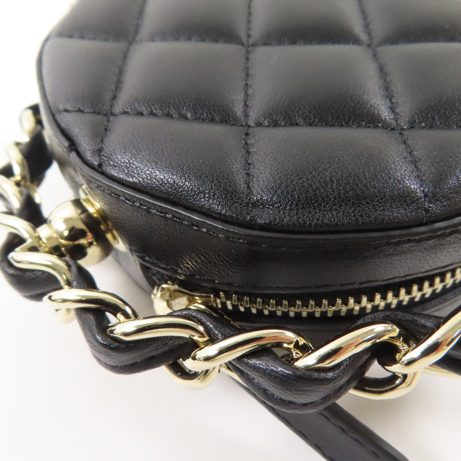 CHANEL 【激減優惠】羊皮皮革Handbag金扣手挽袋
