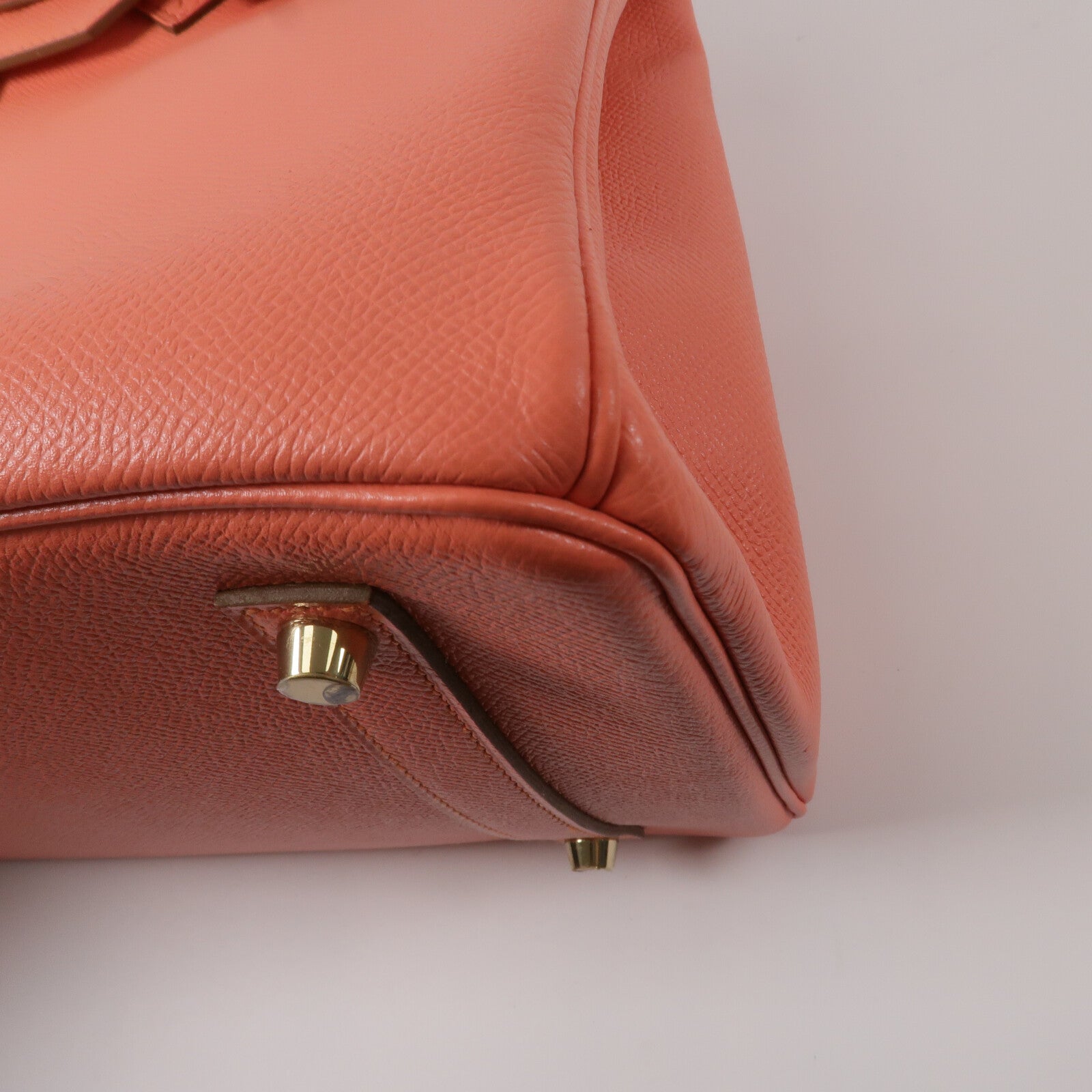 HERMES Epsom皮革Birkin 35手挽袋Flamingo