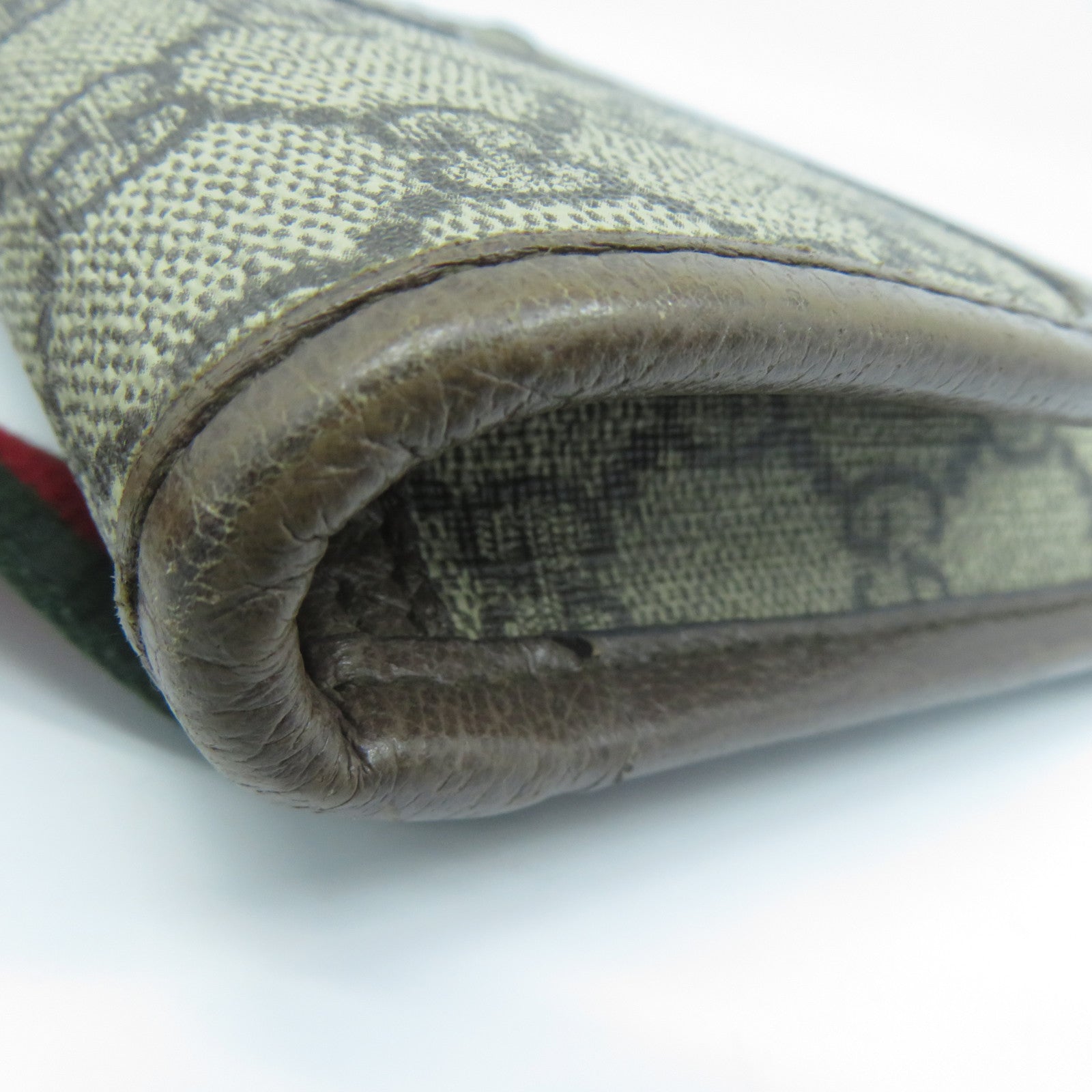GUCCI 塗層帆布Waist Bag金扣腰包啡色