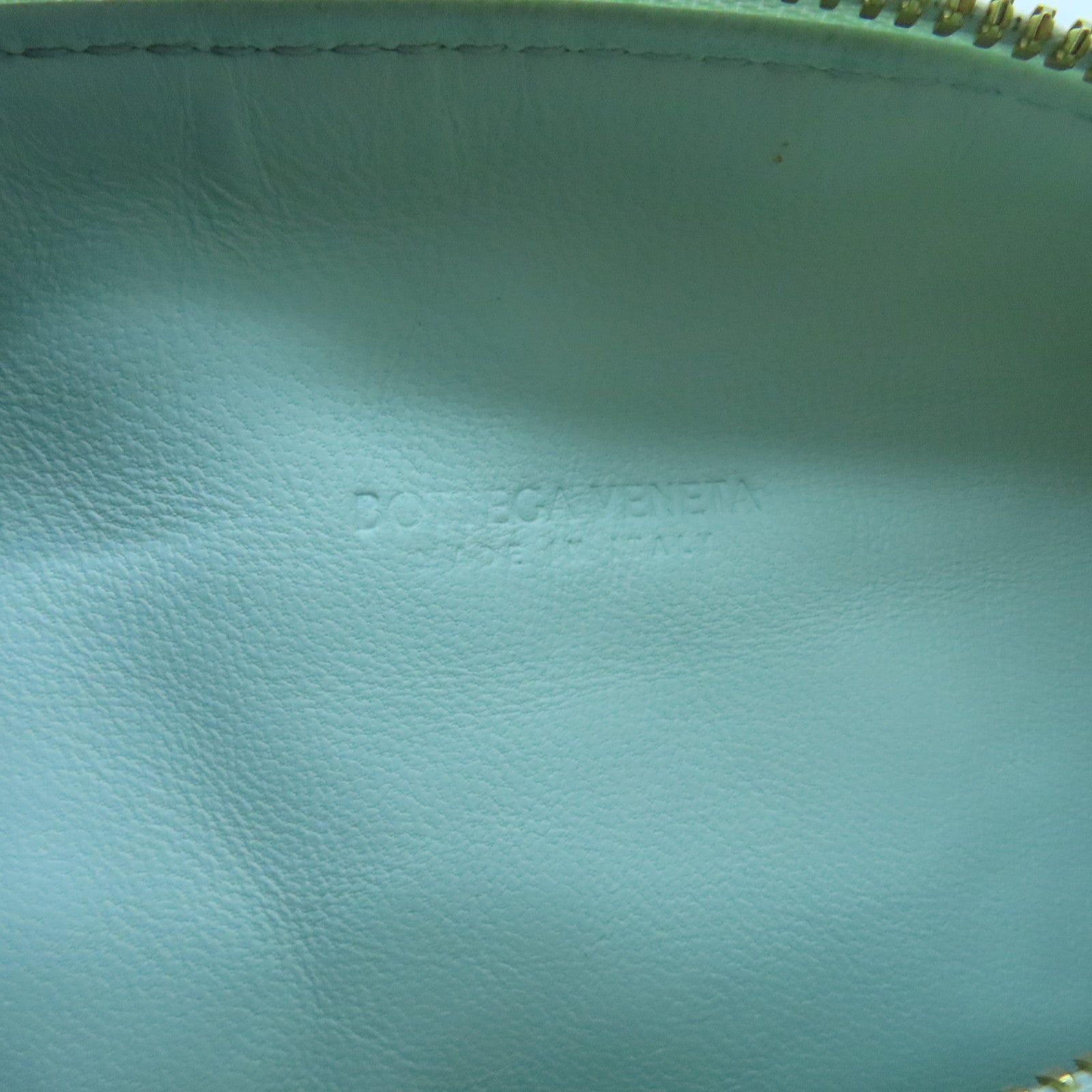 BOTTEGA VENETA 牛皮皮革Mini Wallace金扣肩背袋綠色