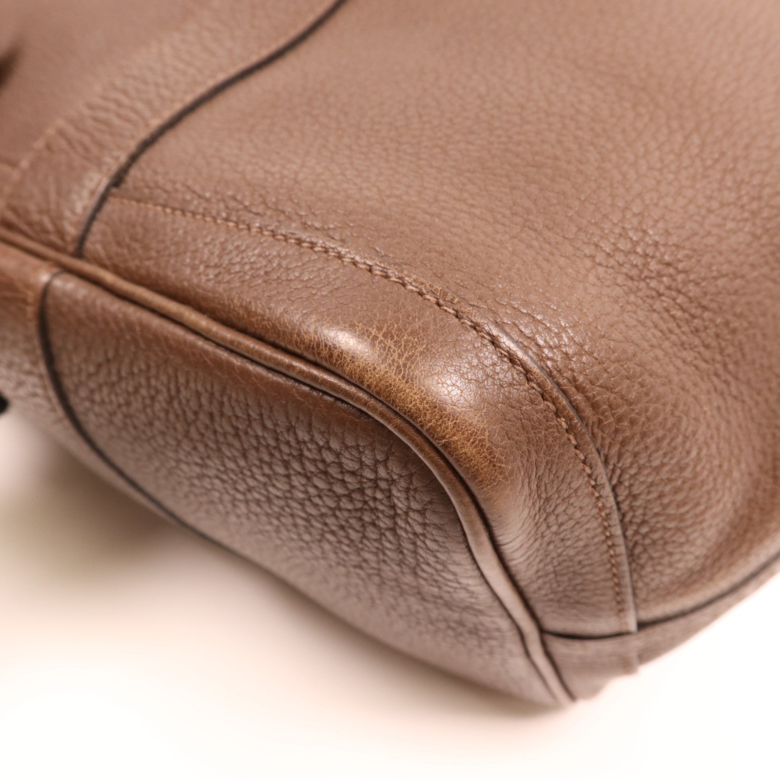 HERMES Negonda皮革Garden Party PM銀扣手挽袋