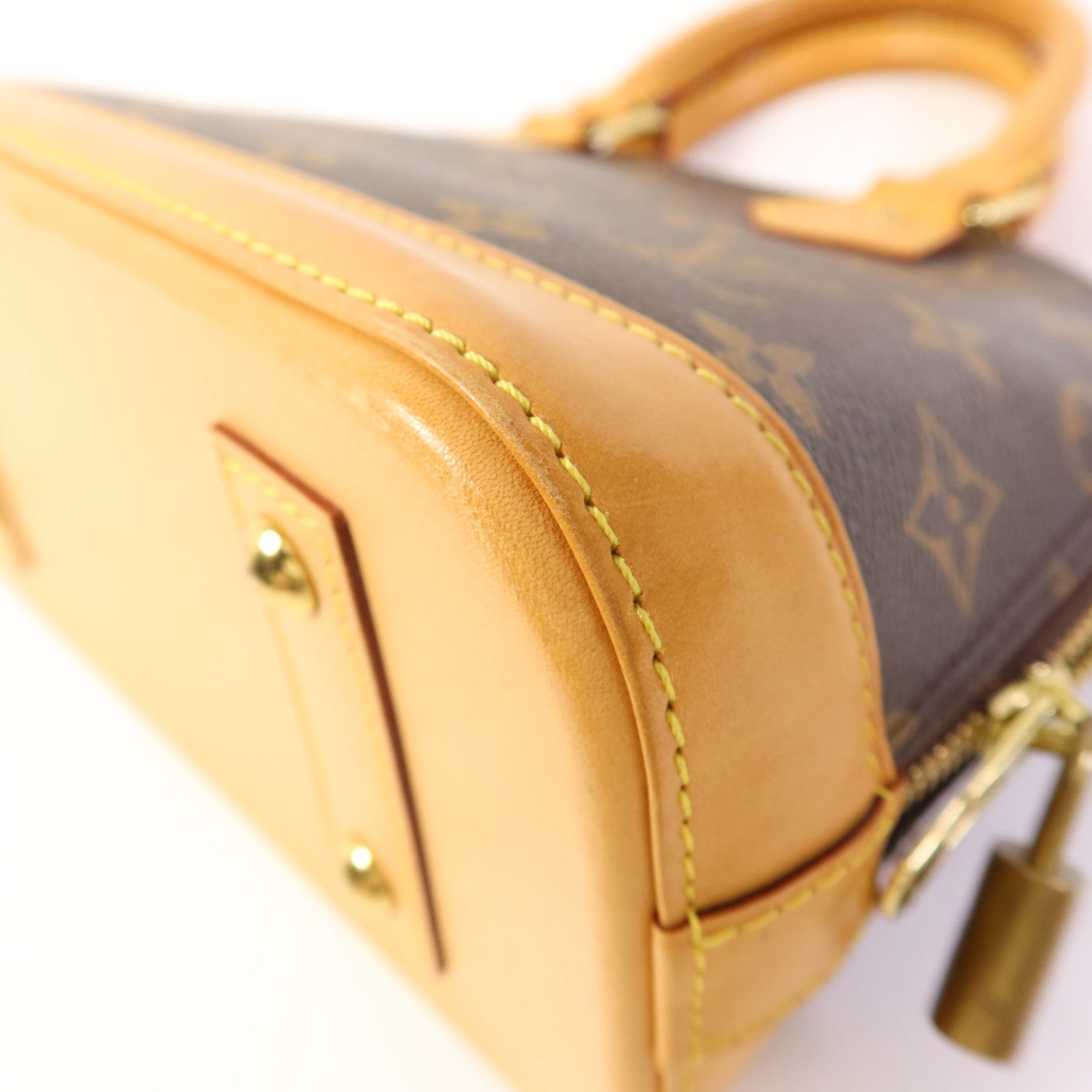 LOUIS VUITTON Monogram Alma BB金扣手挽肩背兩用袋