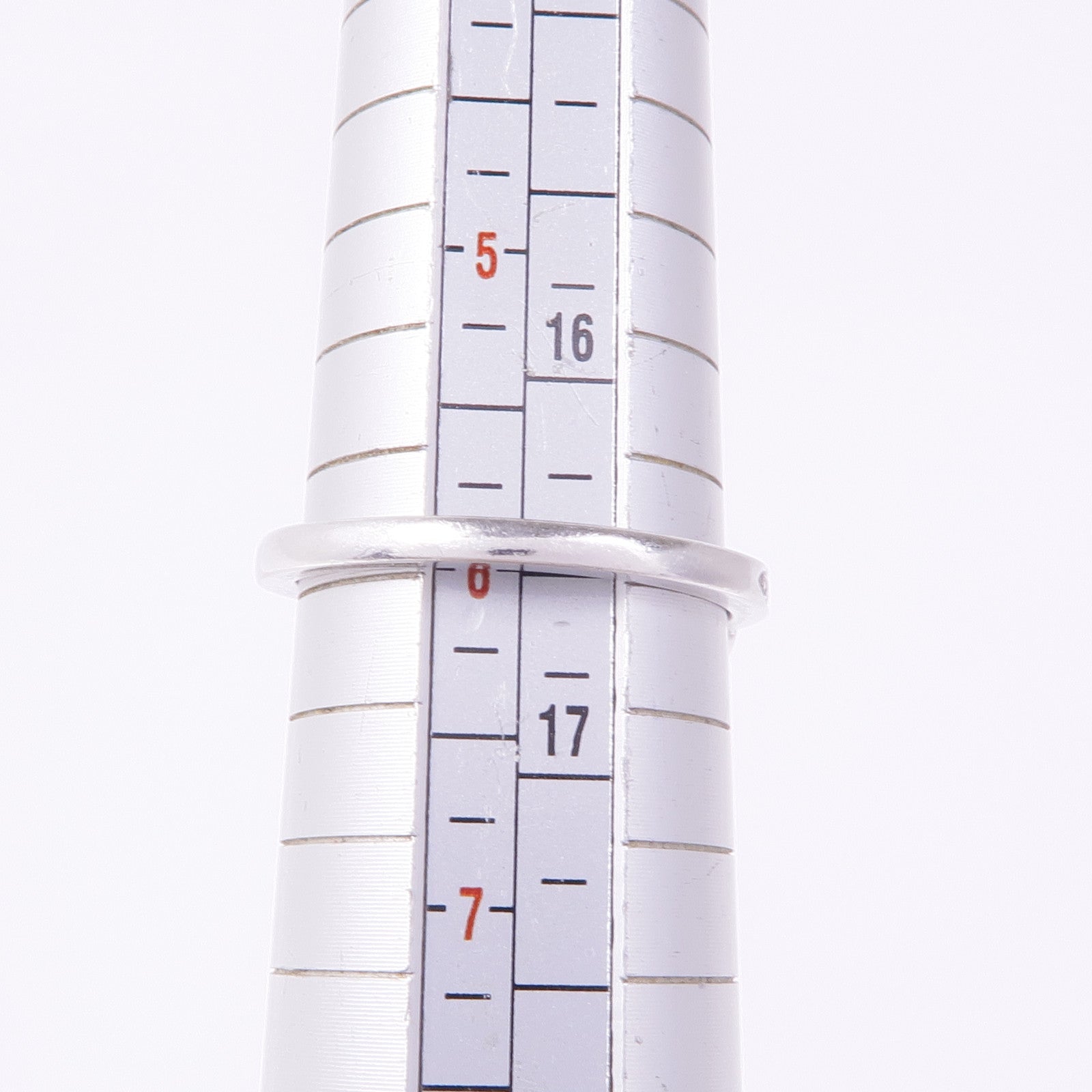 TIFFANY＆CO PT950鉑金Infinity Ring鑽石戒指US#5.75