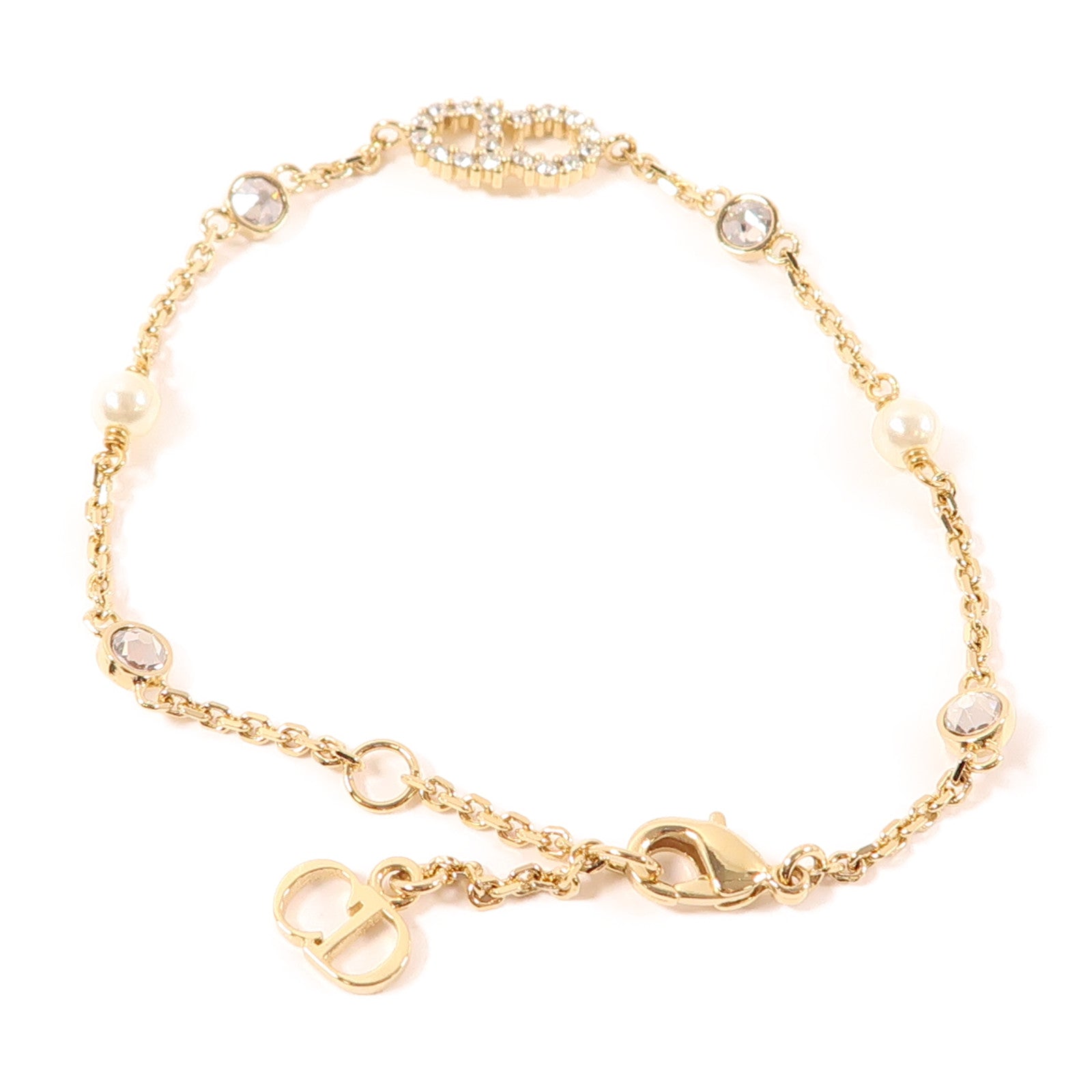Dior 金屬Clair D Lune Bracelet手鏈金色