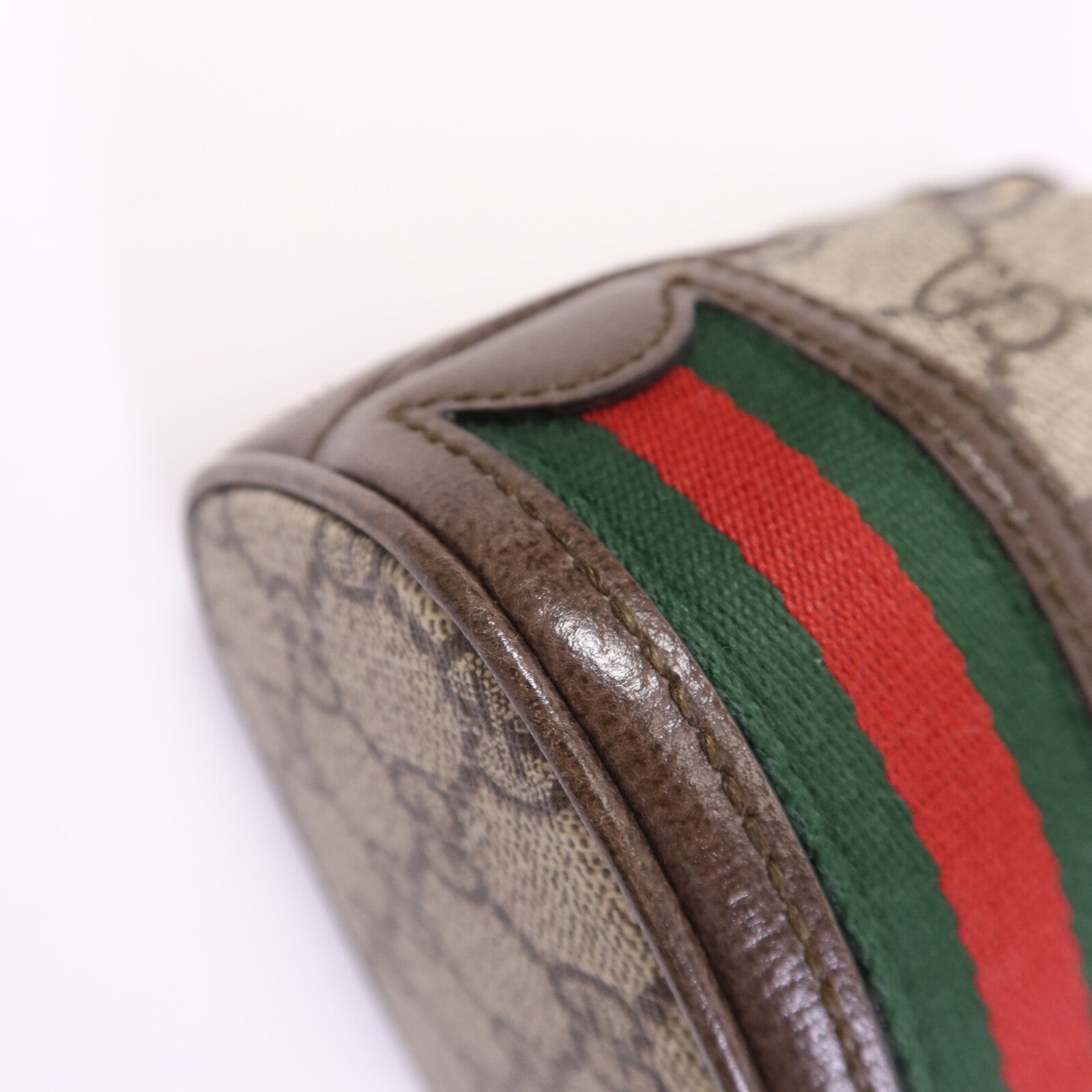 GUCCI 塗層帆布Ophidia Mini Bucket金扣肩背袋