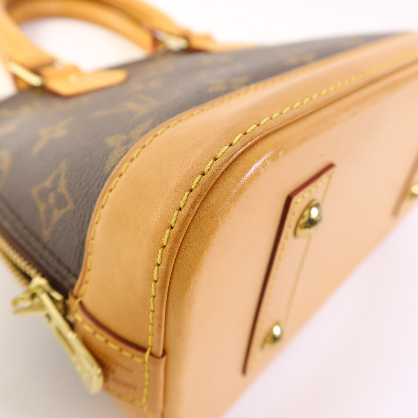 LOUIS VUITTON Monogram Alma BB金扣手挽肩背兩用袋