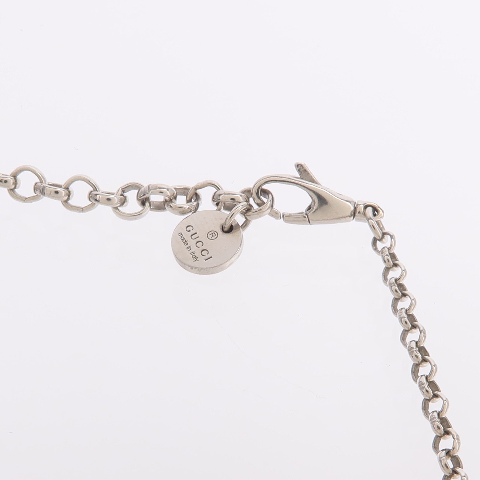 GUCCI 925純銀Interlocking G Necklace項鍊