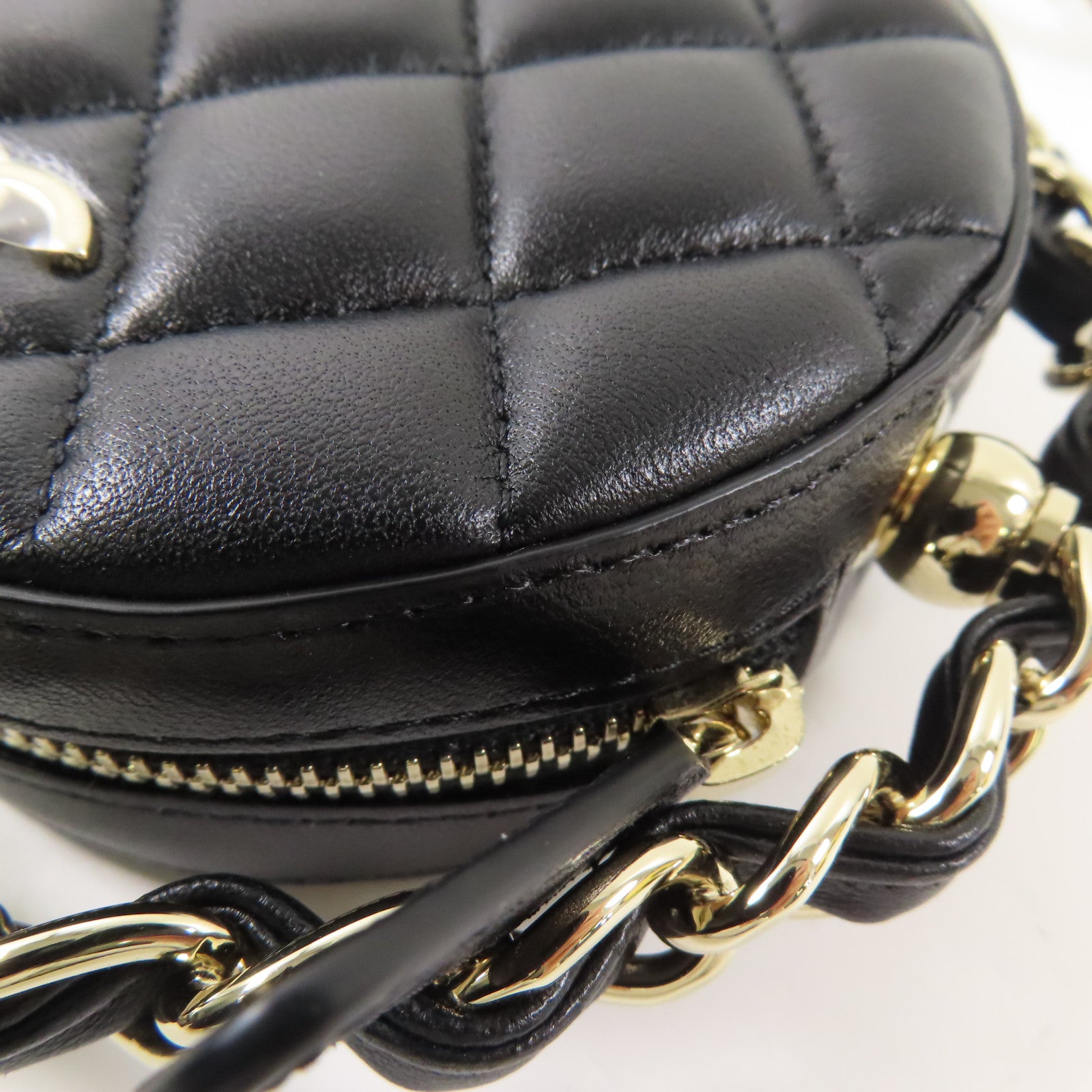 CHANEL 【激減優惠】羊皮皮革Handbag金扣手挽袋
