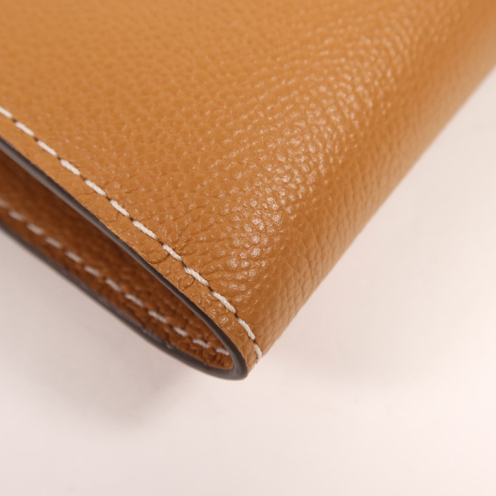 Delvaux 牛皮皮革Brillant Compact Wallet金扣錢包