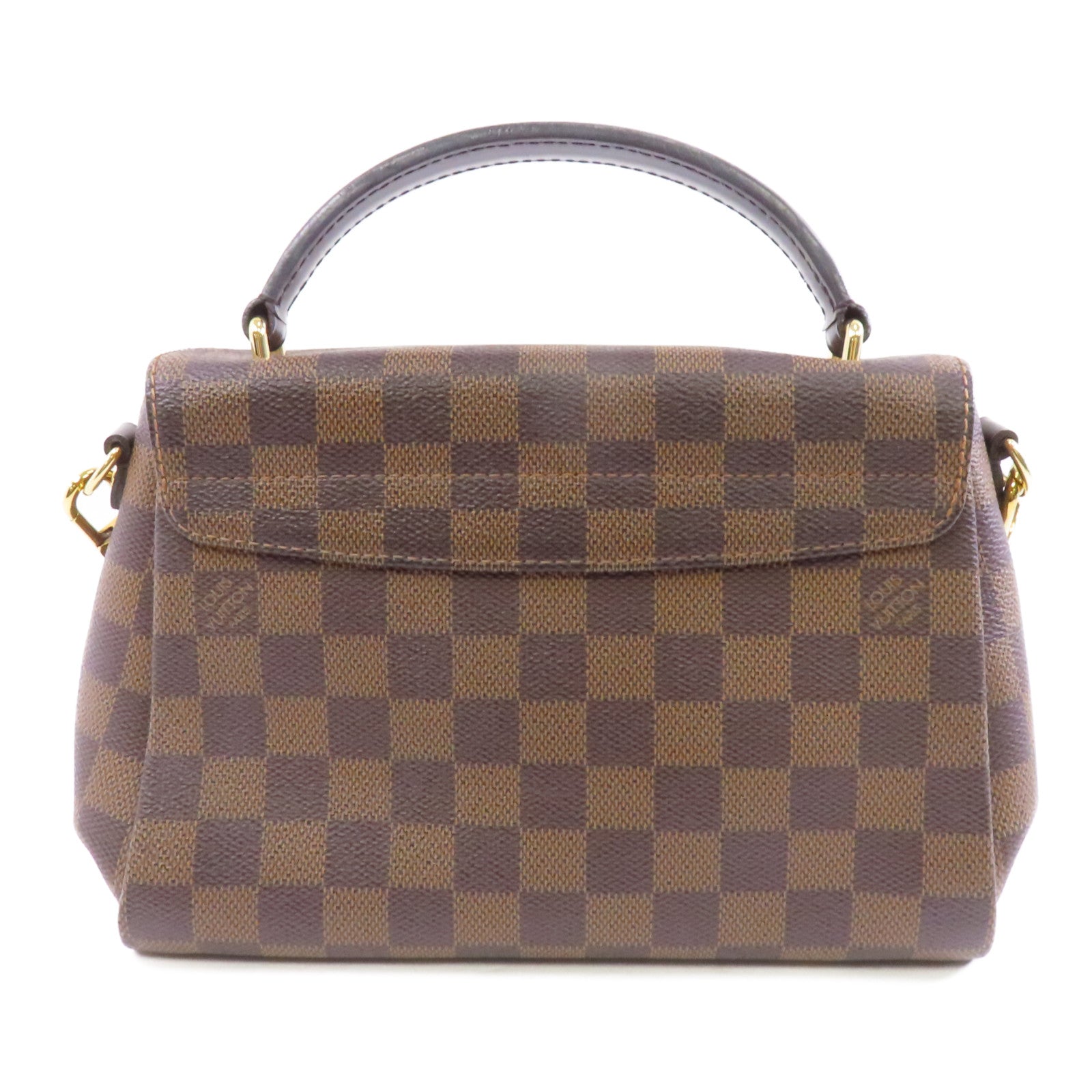 LOUIS VUITTON 【激減優惠】Damier Croisette金扣手挽肩背兩用袋棕色