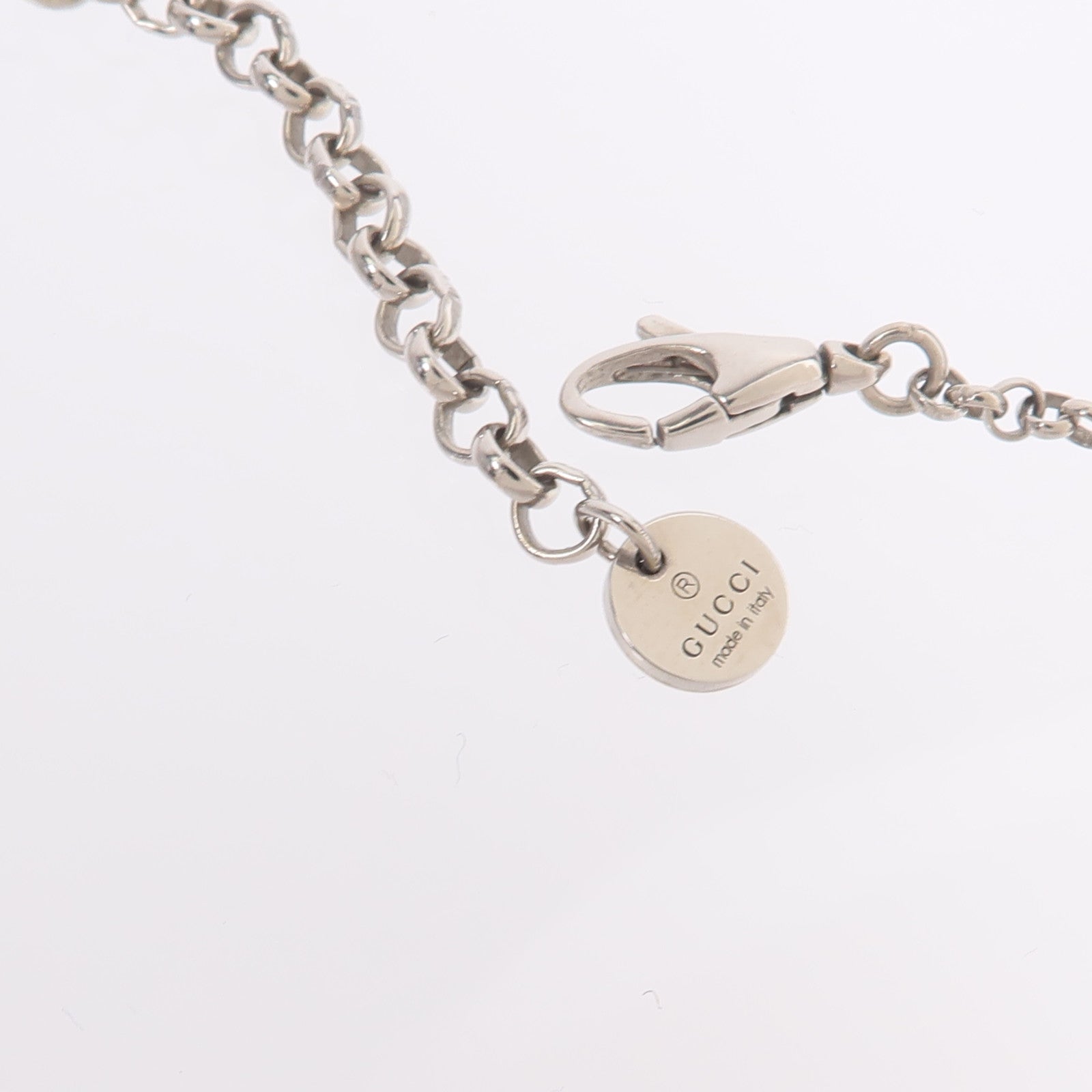 GUCCI 925純銀Interlocking G Necklace項鍊