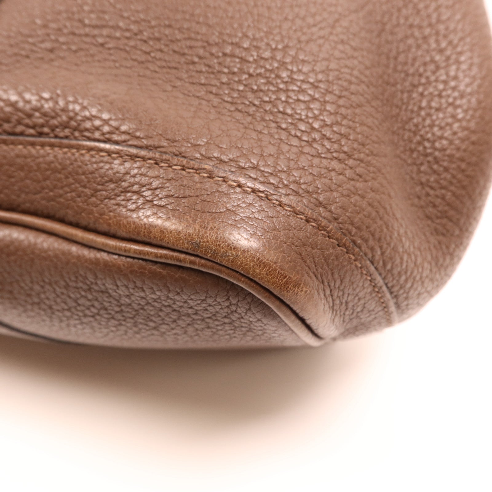 HERMES Negonda皮革Garden Party PM銀扣手挽袋