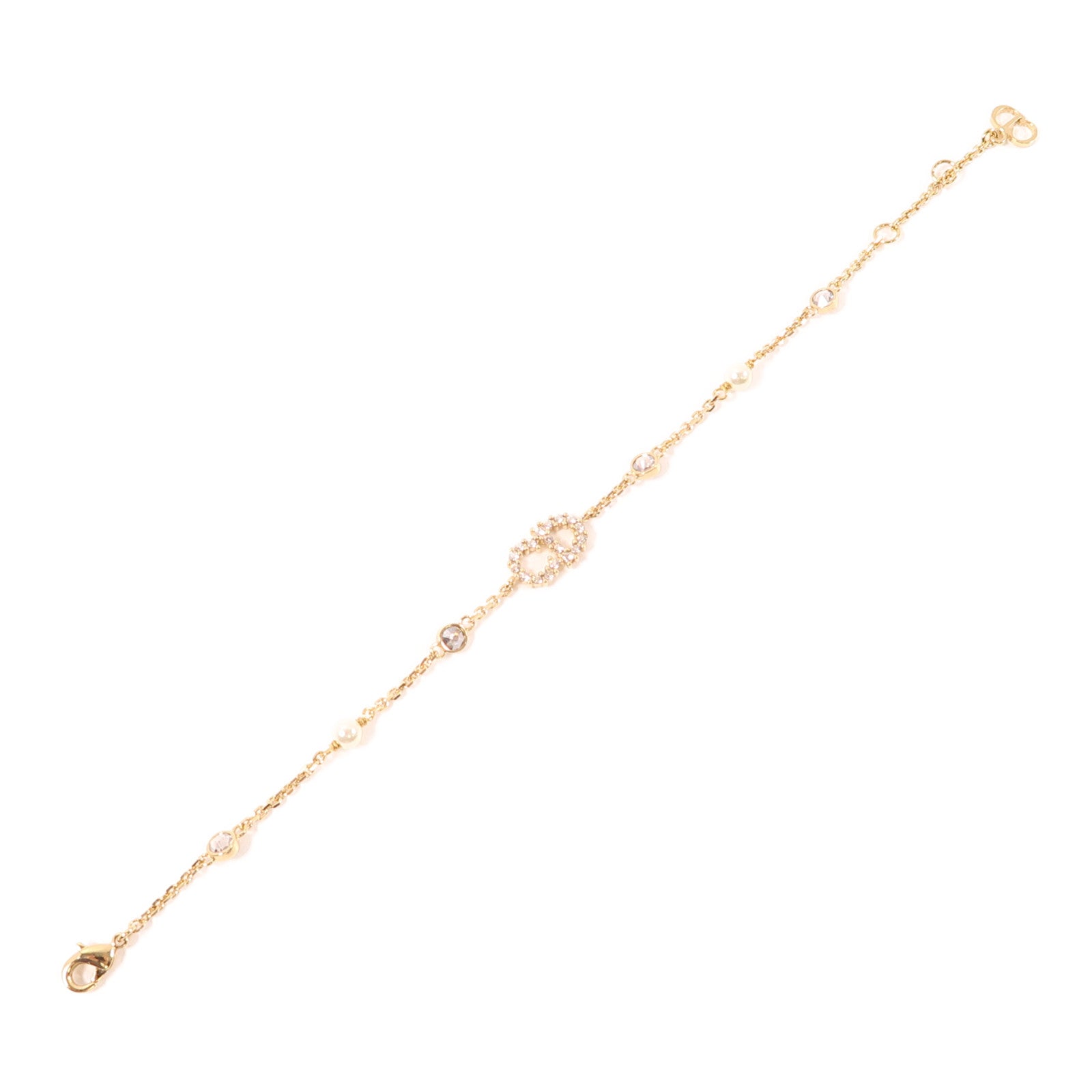 Dior 金屬Clair D Lune Bracelet手鏈金色