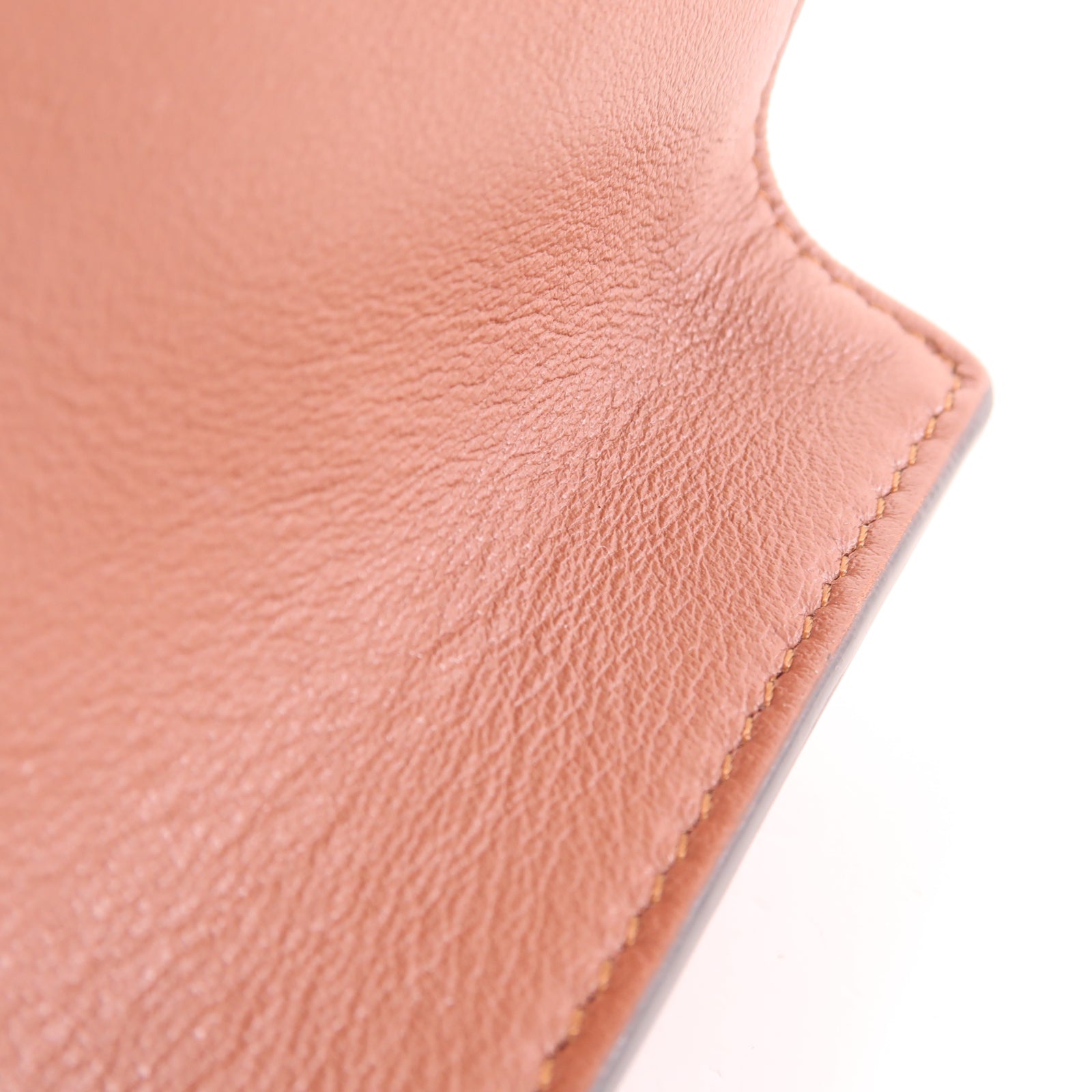 FENDI 牛皮皮革2Way Shoulder金扣手挽肩背兩用袋棕色