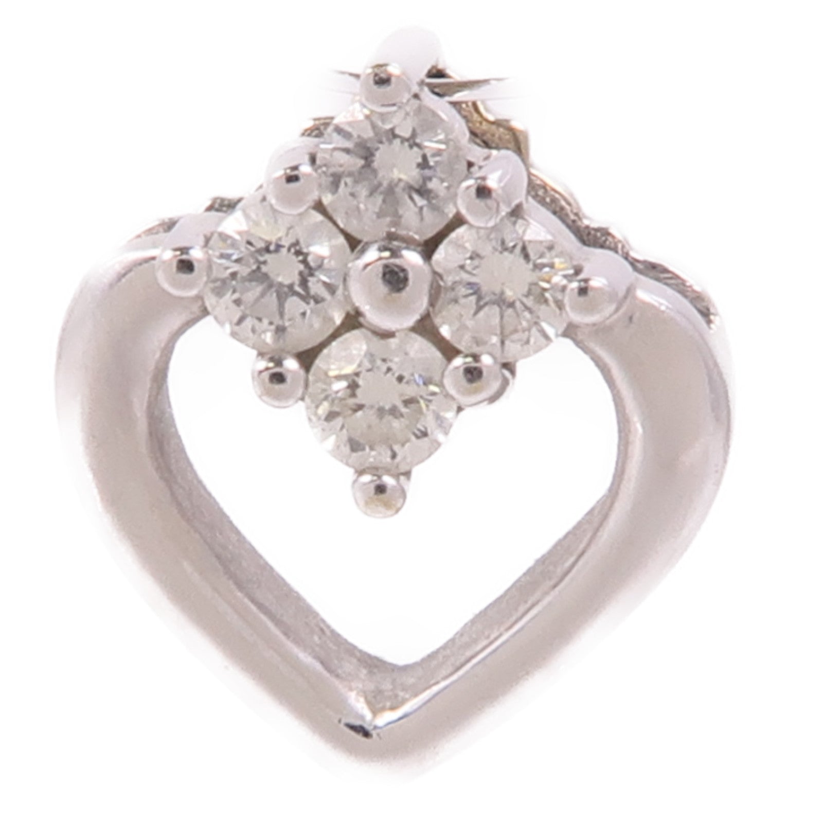 JEWELRY 18K白金Diamond Pendant Top鑽石吊墜