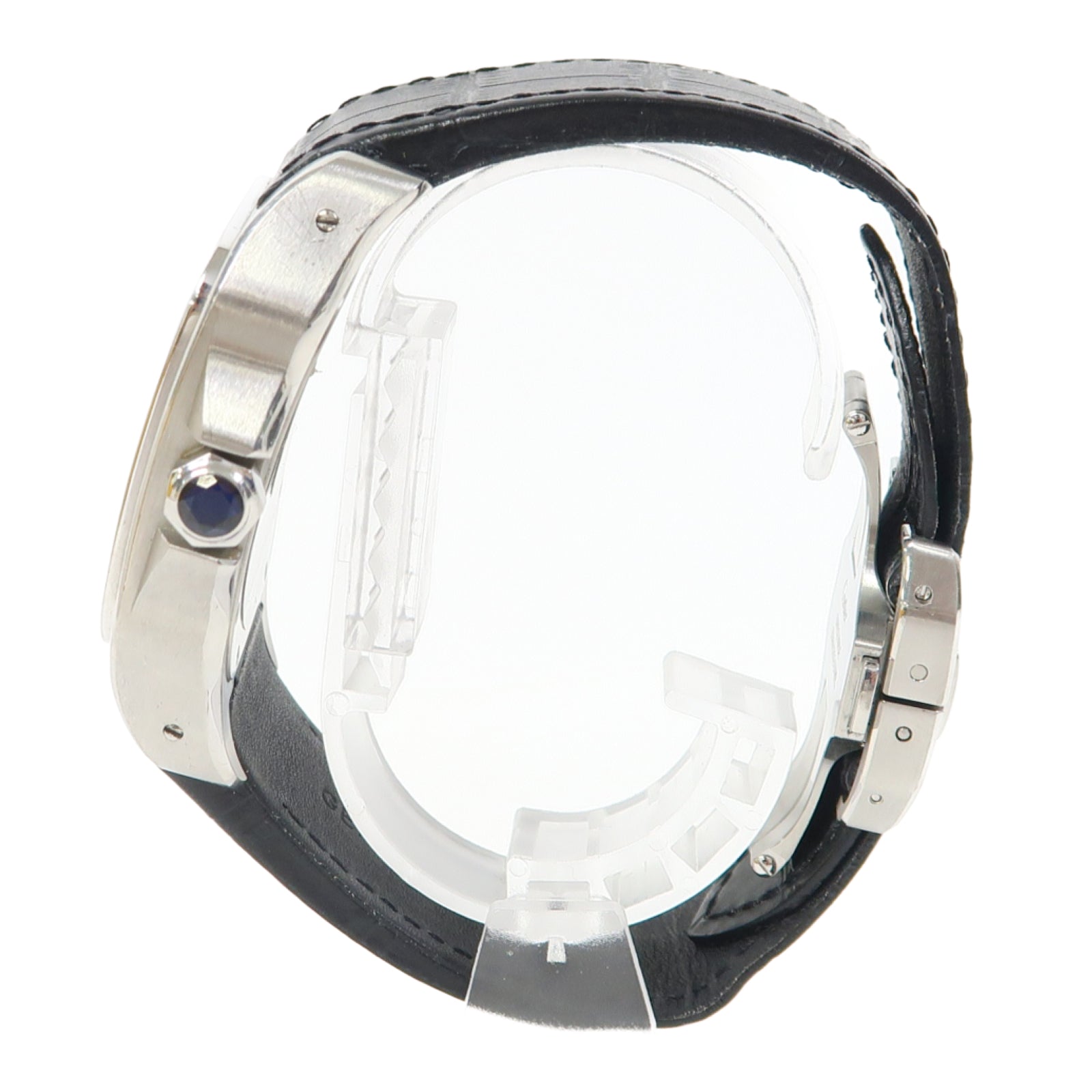 CARTIER Santos 100不鏽鋼手錶自動機芯銀色