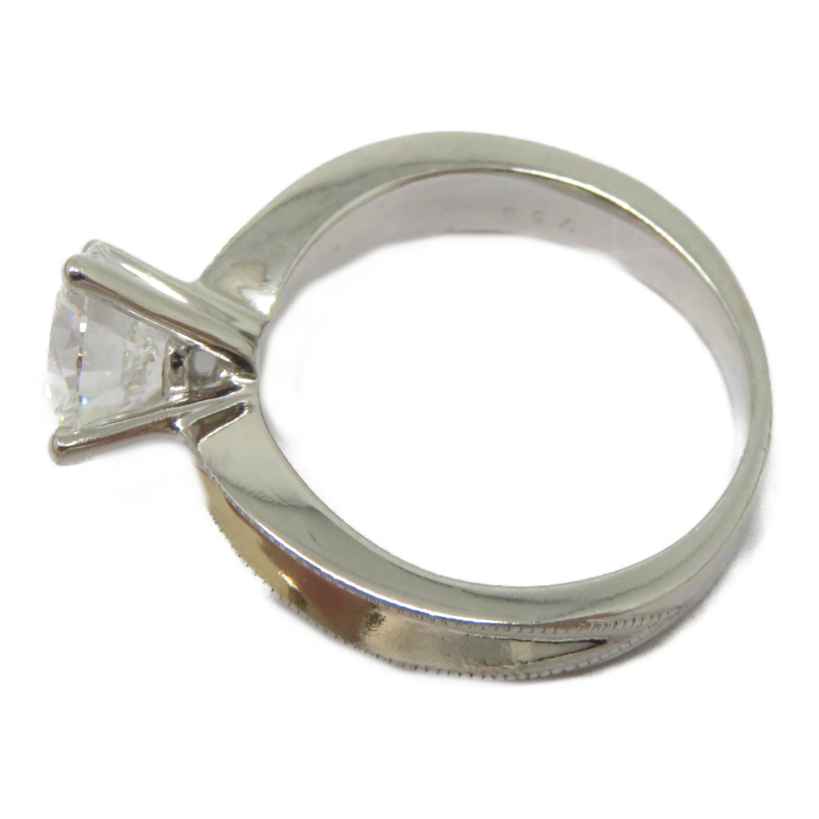 JEWELRY 【激減優惠】18K白金Diamond Ring 1.0ct鑽石戒指US#3.5