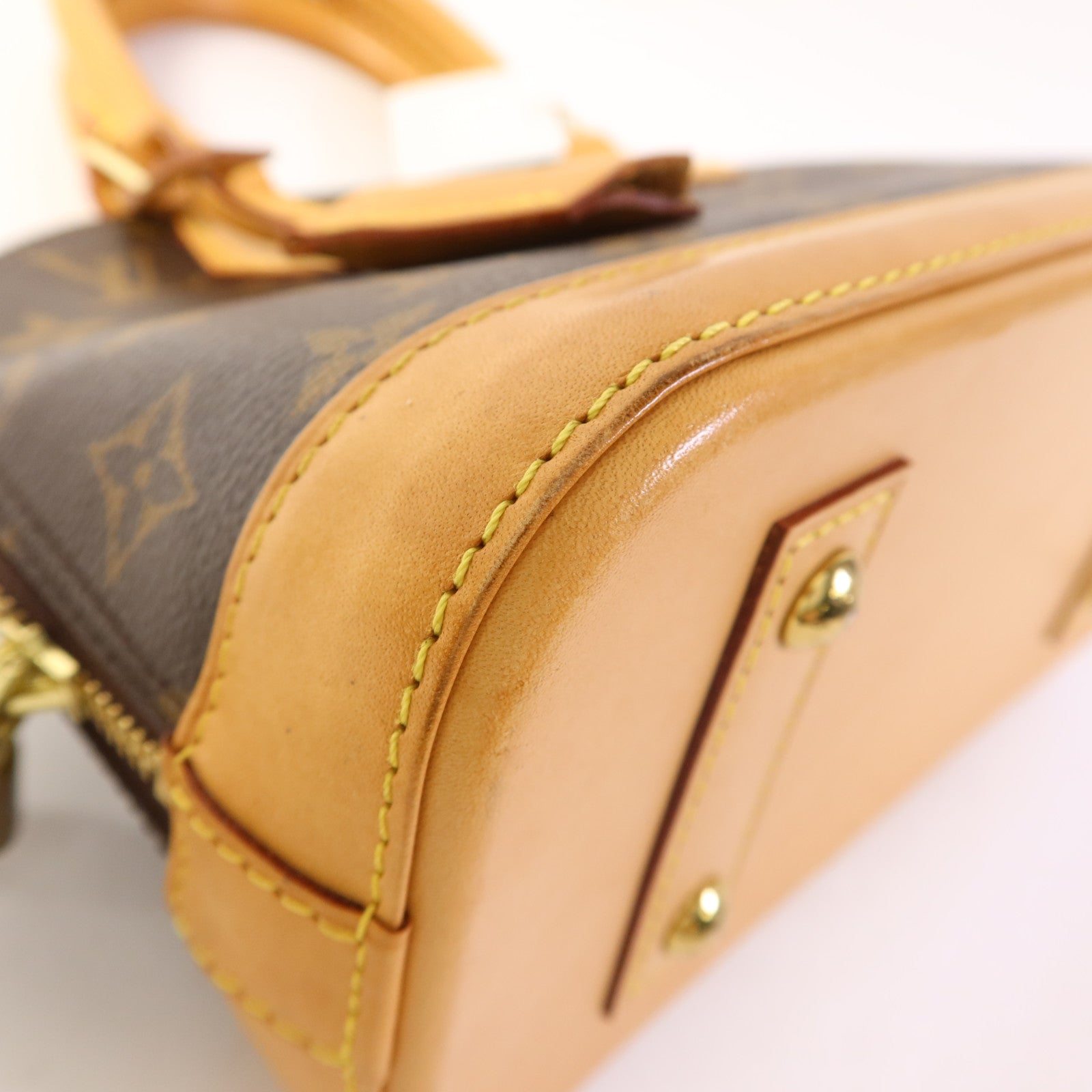 LOUIS VUITTON Monogram Alma BB金扣手挽肩背兩用袋