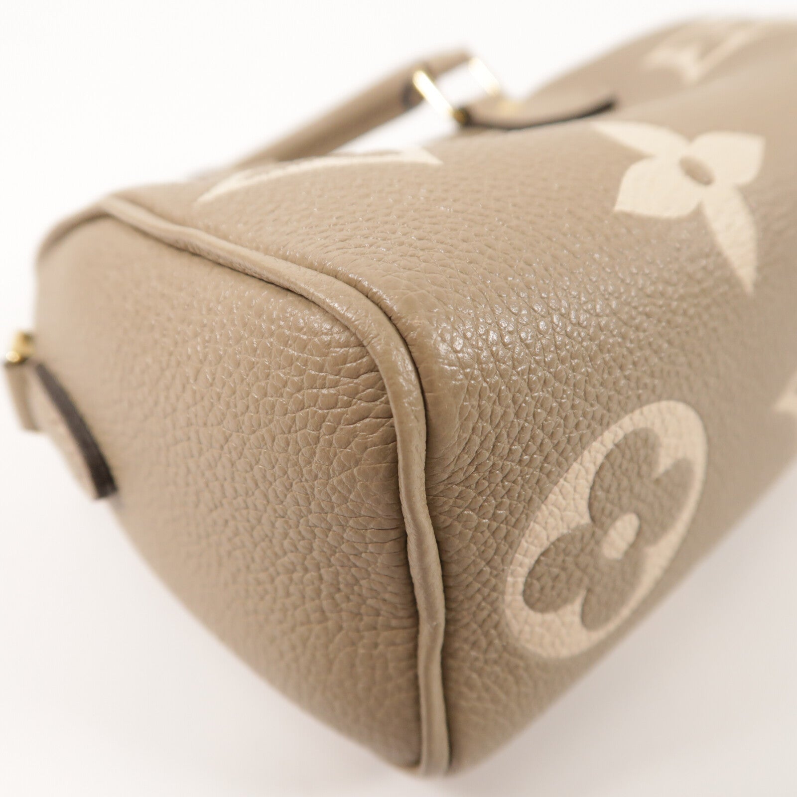 LOUIS VUITTON Monogram Empreinte Nano Speedy金扣手挽肩背兩用袋