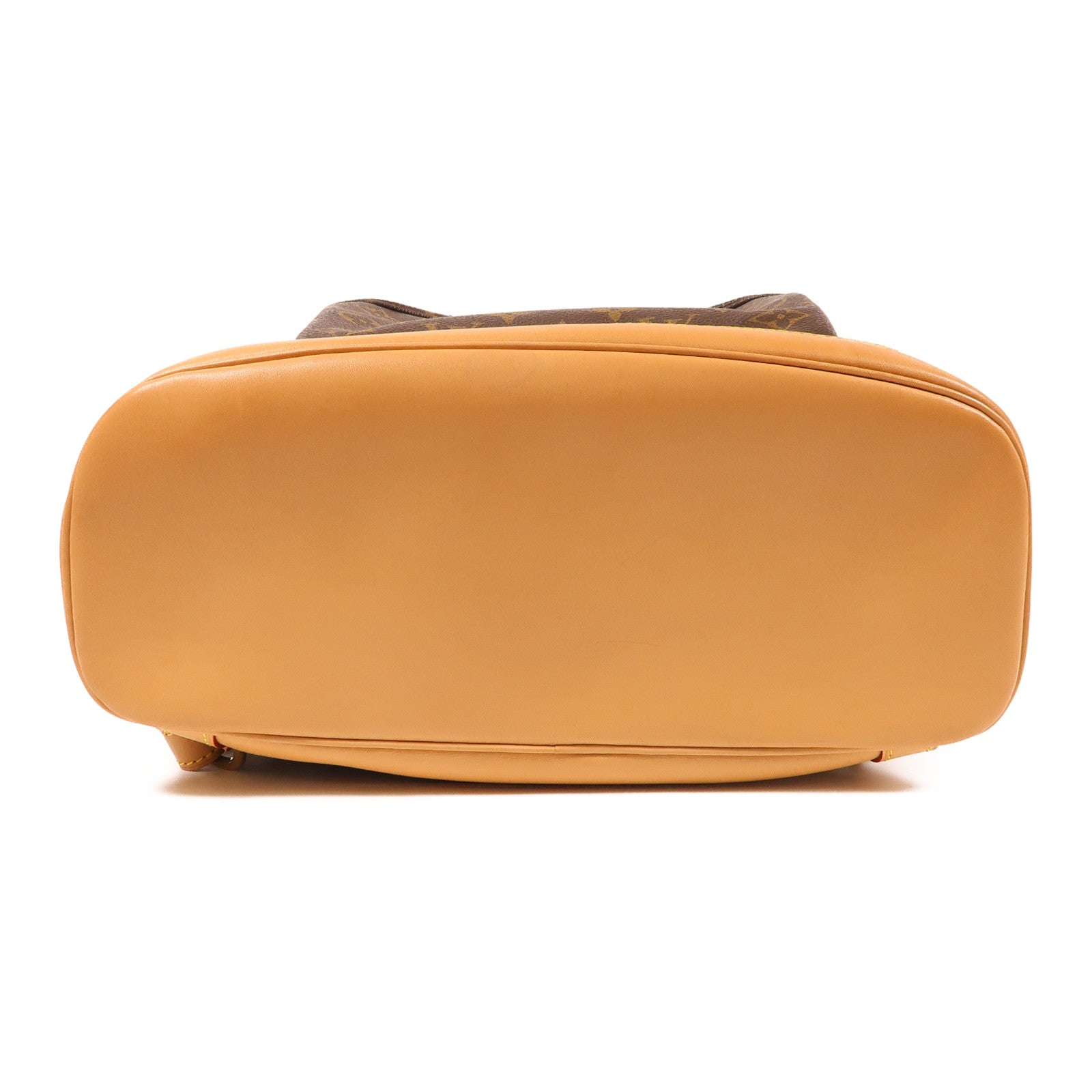 LOUIS VUITTON Monogram Montsouris GM金扣背包啡色
