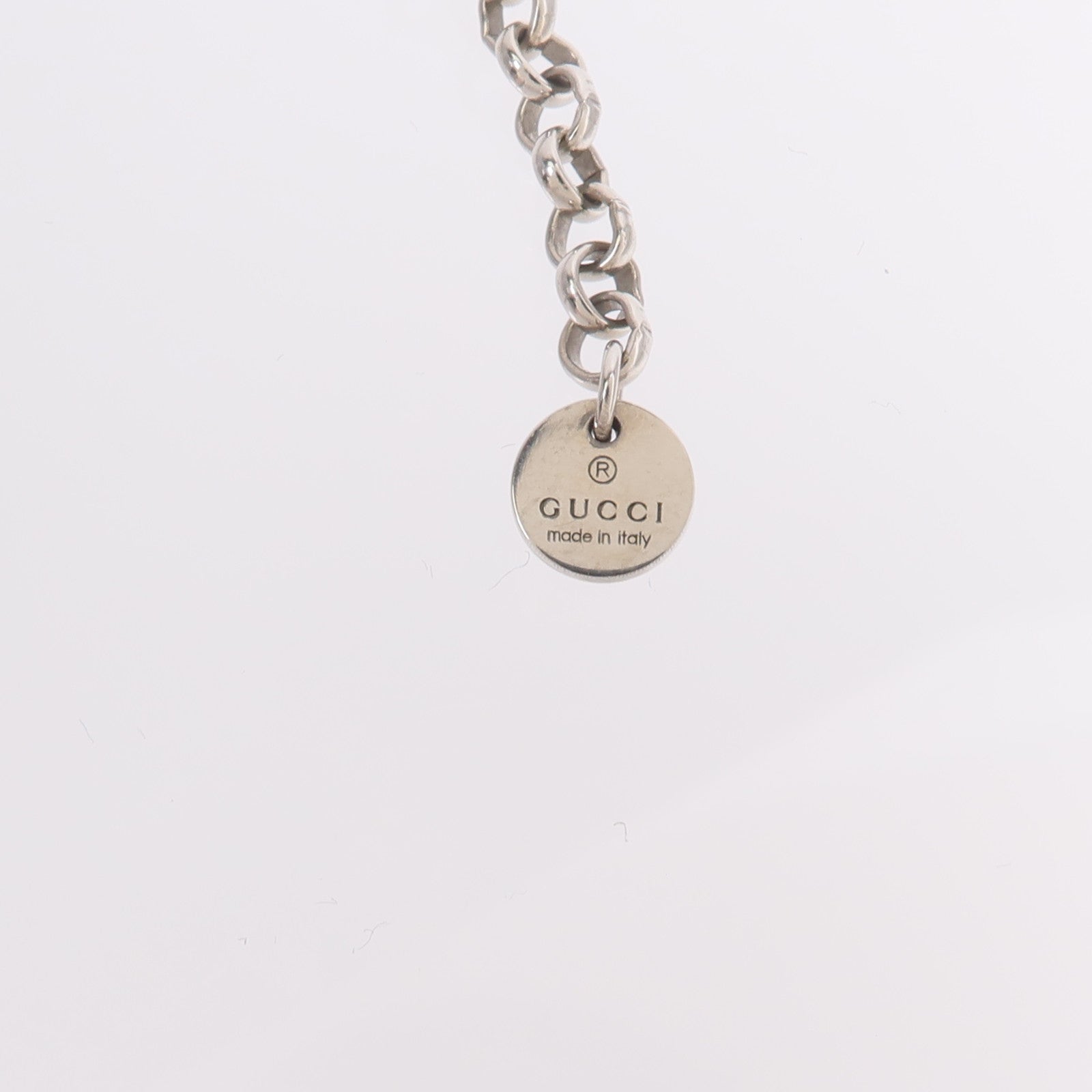GUCCI 925純銀Interlocking G Necklace項鍊