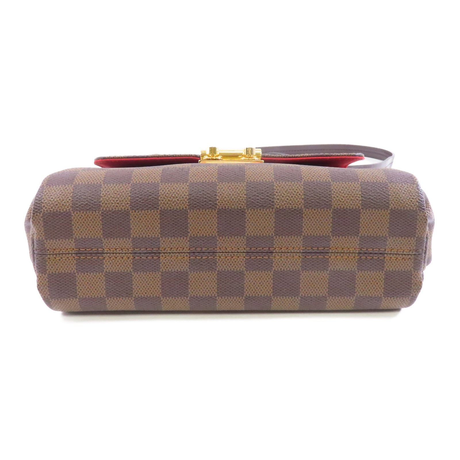 LOUIS VUITTON 【激減優惠】Damier Croisette金扣手挽肩背兩用袋棕色