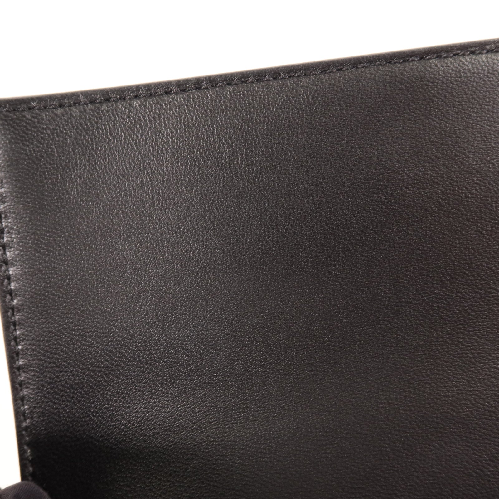 HERMES Epsom皮革Verrou 23銀扣肩背袋Noir