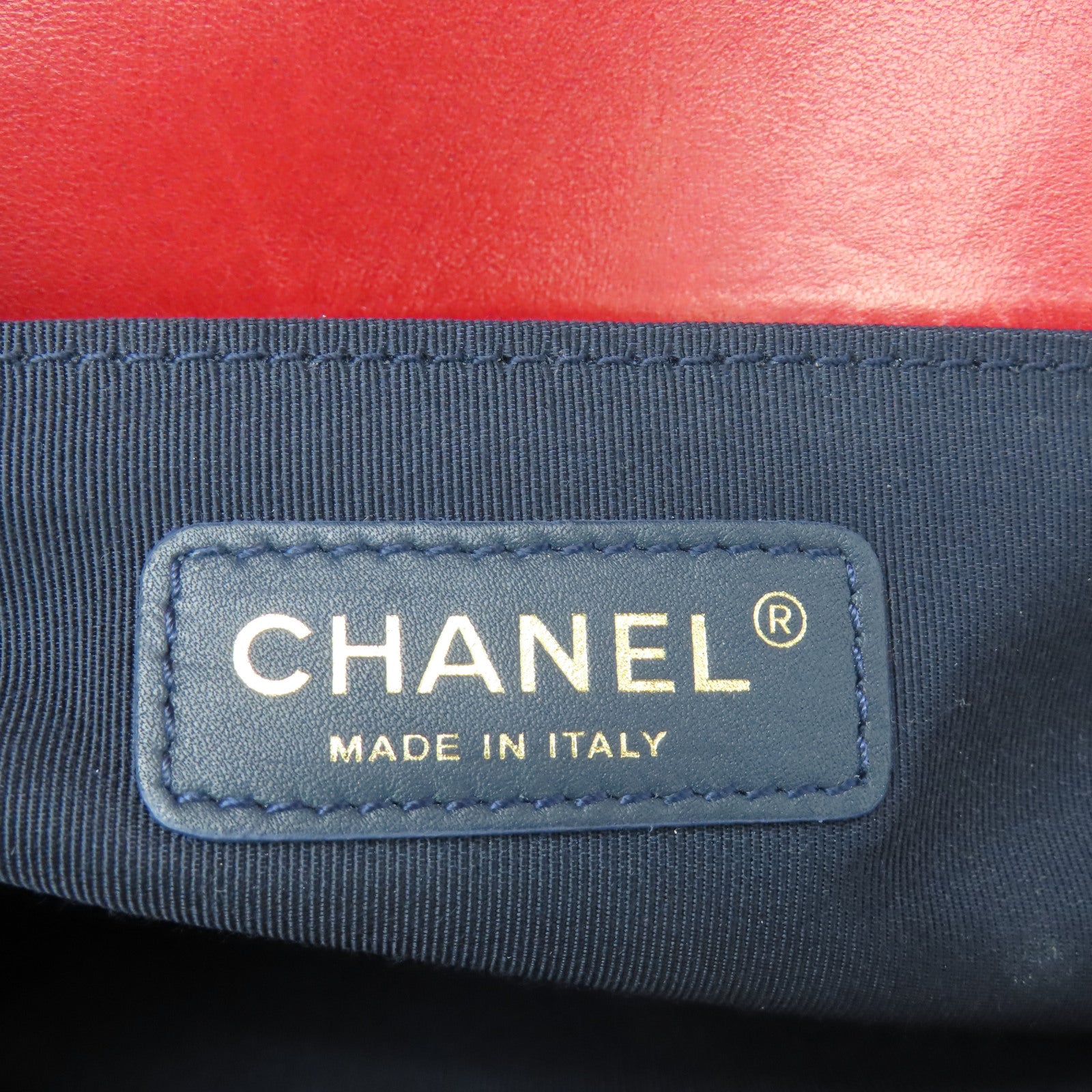CHANEL **【清倉大減價】菱格帆布/皮革Boy Chanel金扣鏈帶肩背袋紅色/綠色