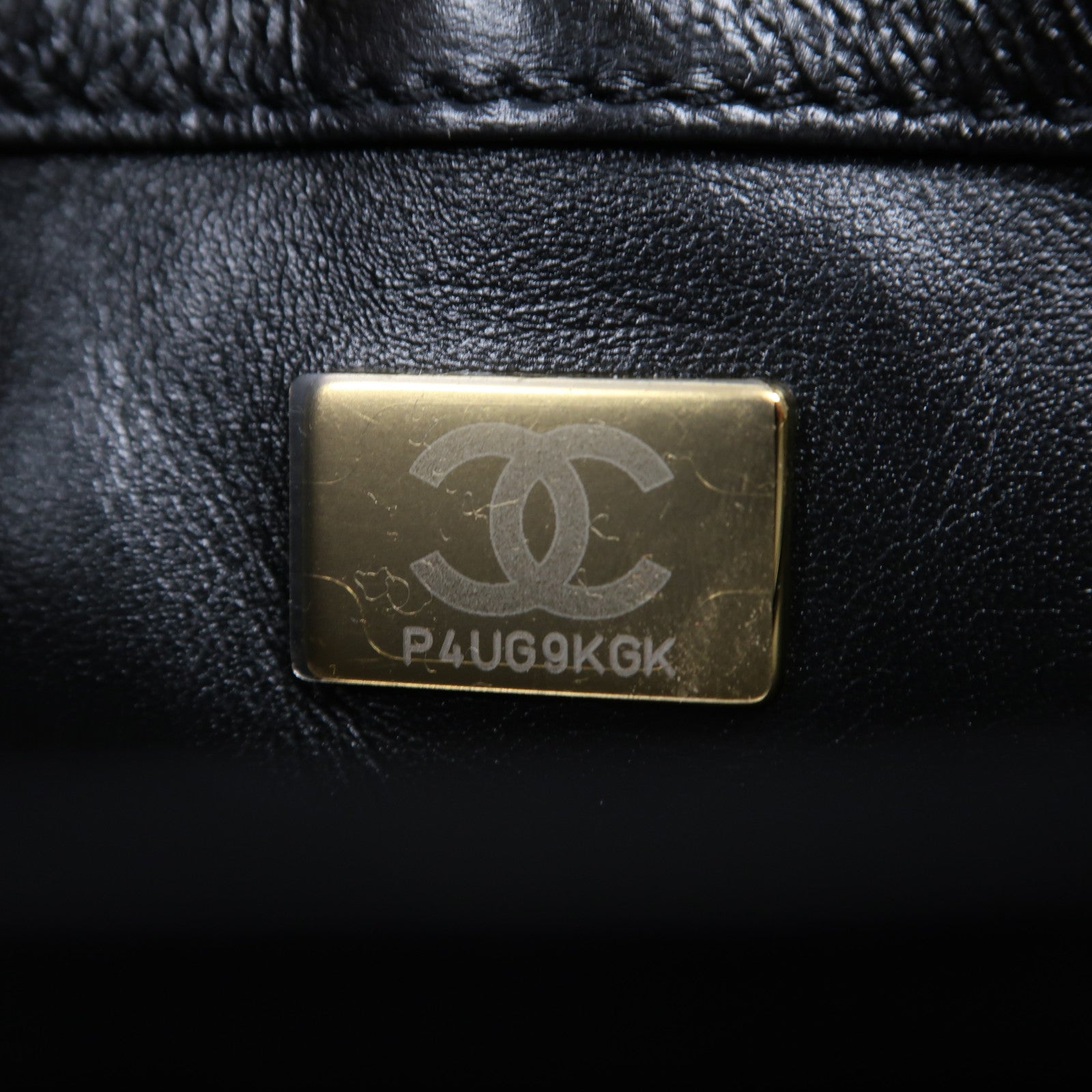 CHANEL 菱格羊皮皮革2 Way Shoulder Bag金扣手挽肩背兩用袋黑色