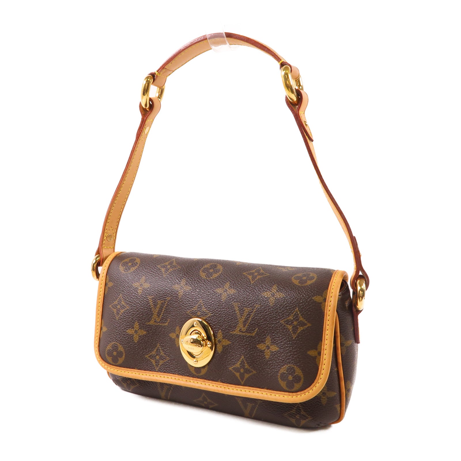 LOUIS VUITTON Monogram Tikal PM金扣肩背袋
