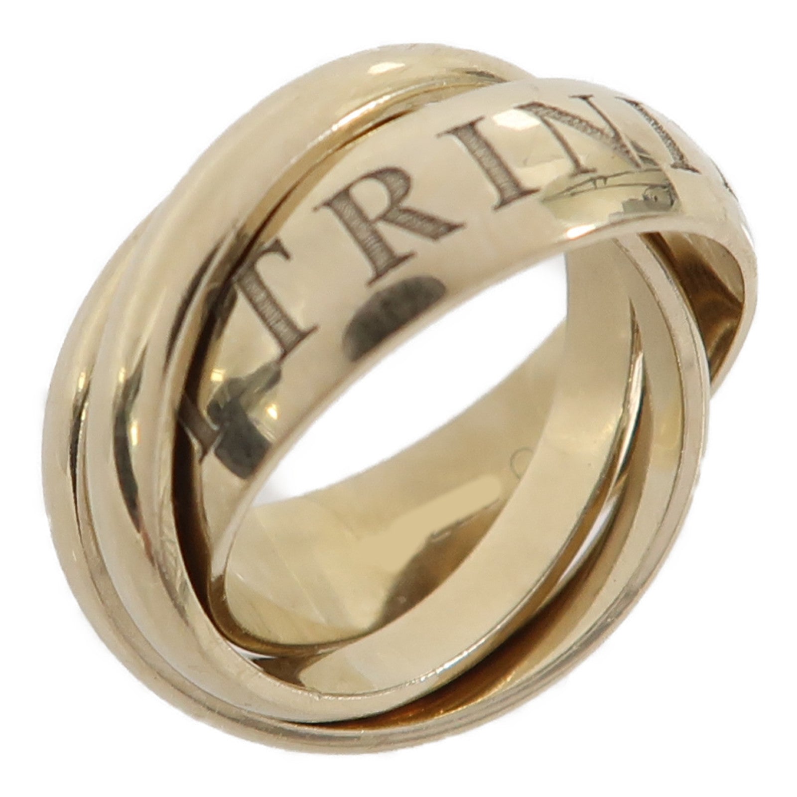 CARTIER 【激減優惠】18K金Vintage Trinity戒指US#3.5