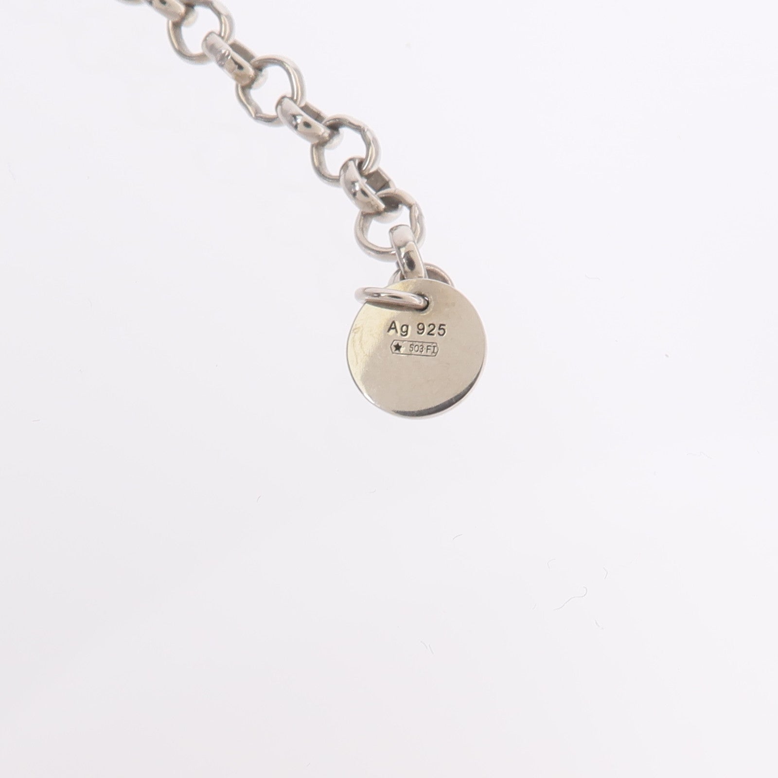 GUCCI 925純銀Interlocking G Necklace項鍊