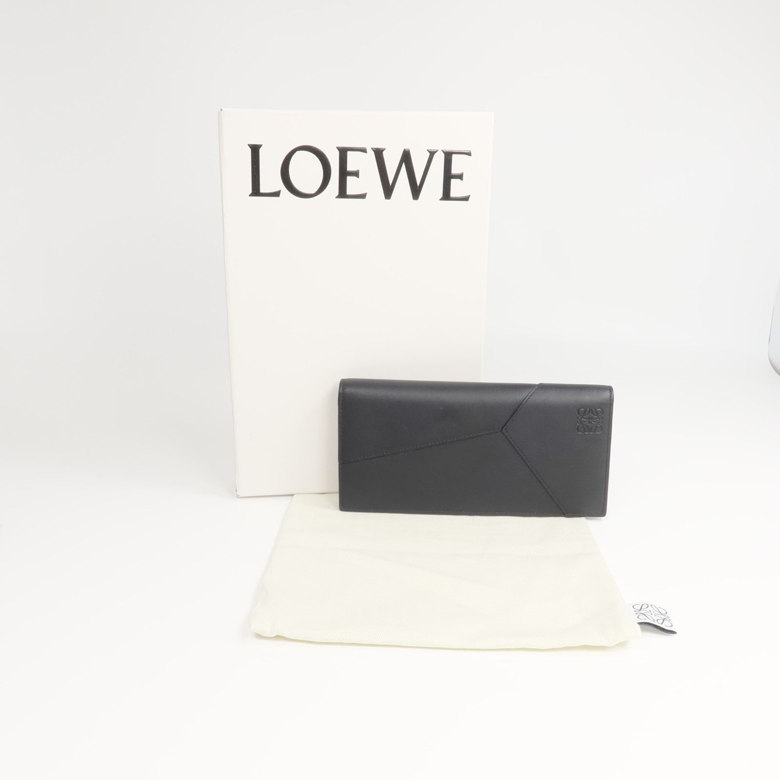 LOEWE 牛皮皮革Puzzle Long Horizontal Wallet長錢包