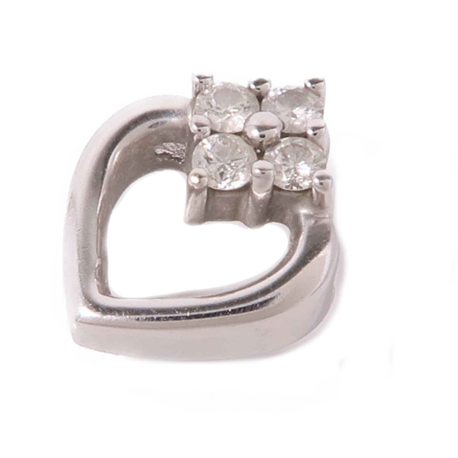 JEWELRY 18K白金Diamond Pendant Top鑽石吊墜