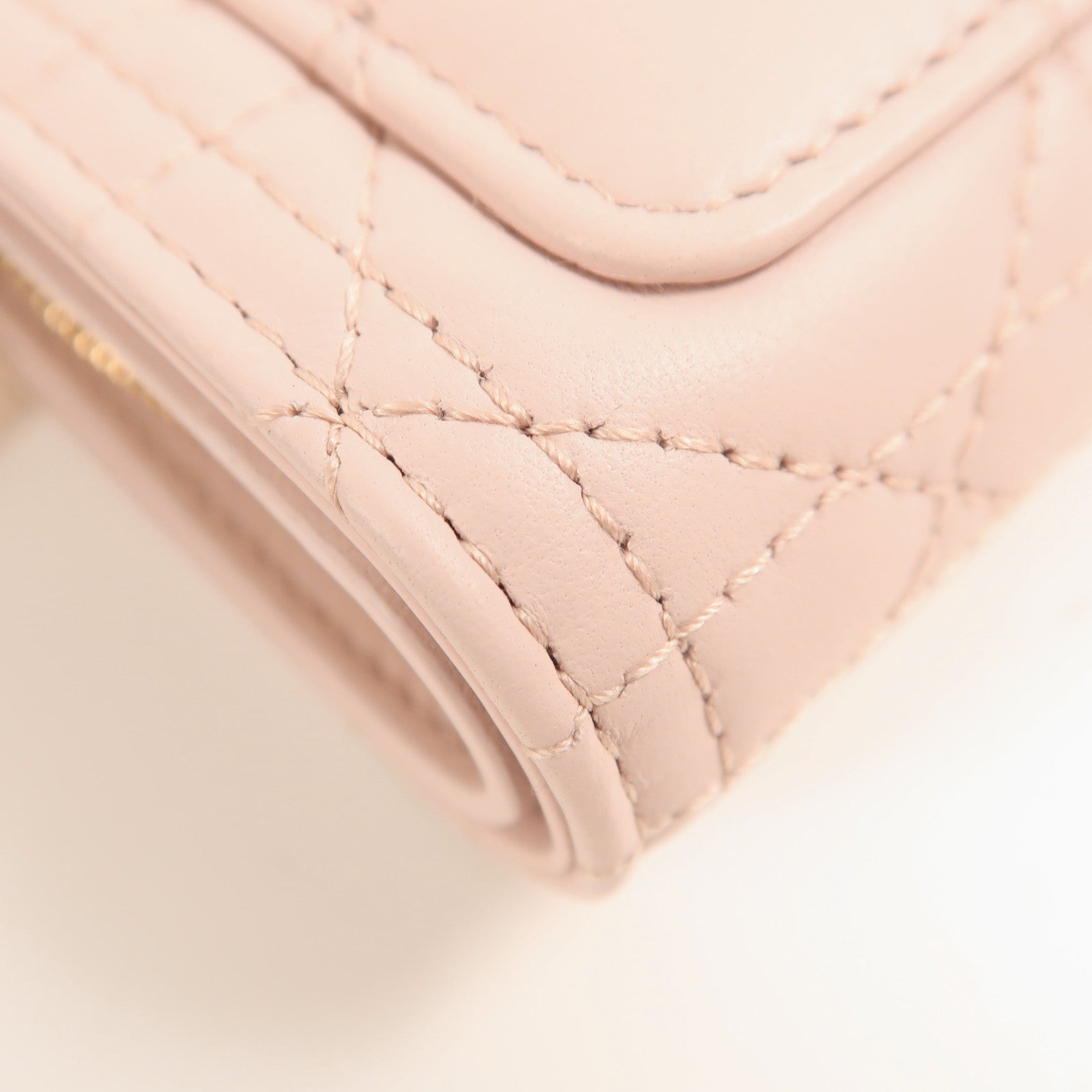 Dior 牛皮皮革Wallet金扣錢包