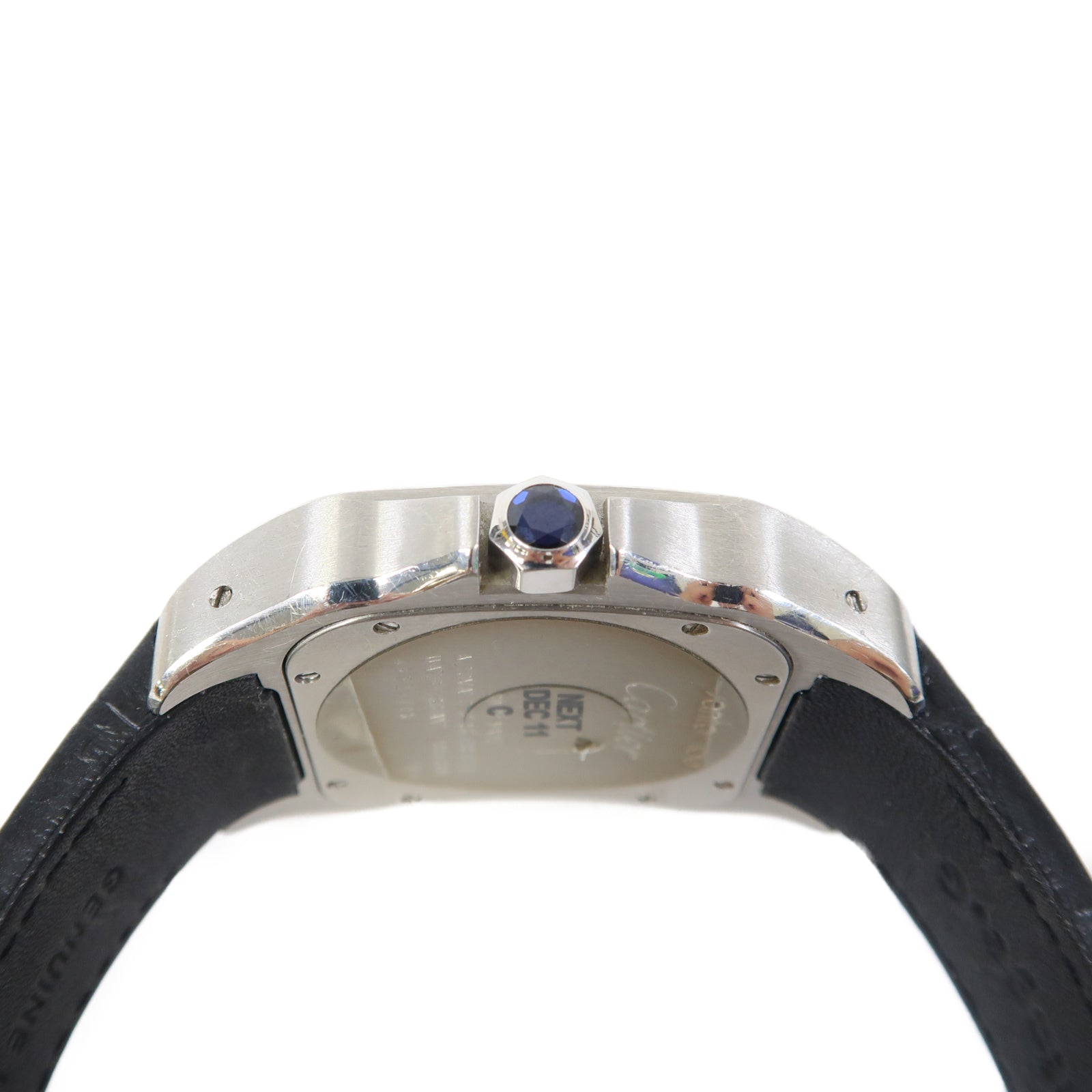CARTIER Santos 100不鏽鋼手錶自動機芯銀色