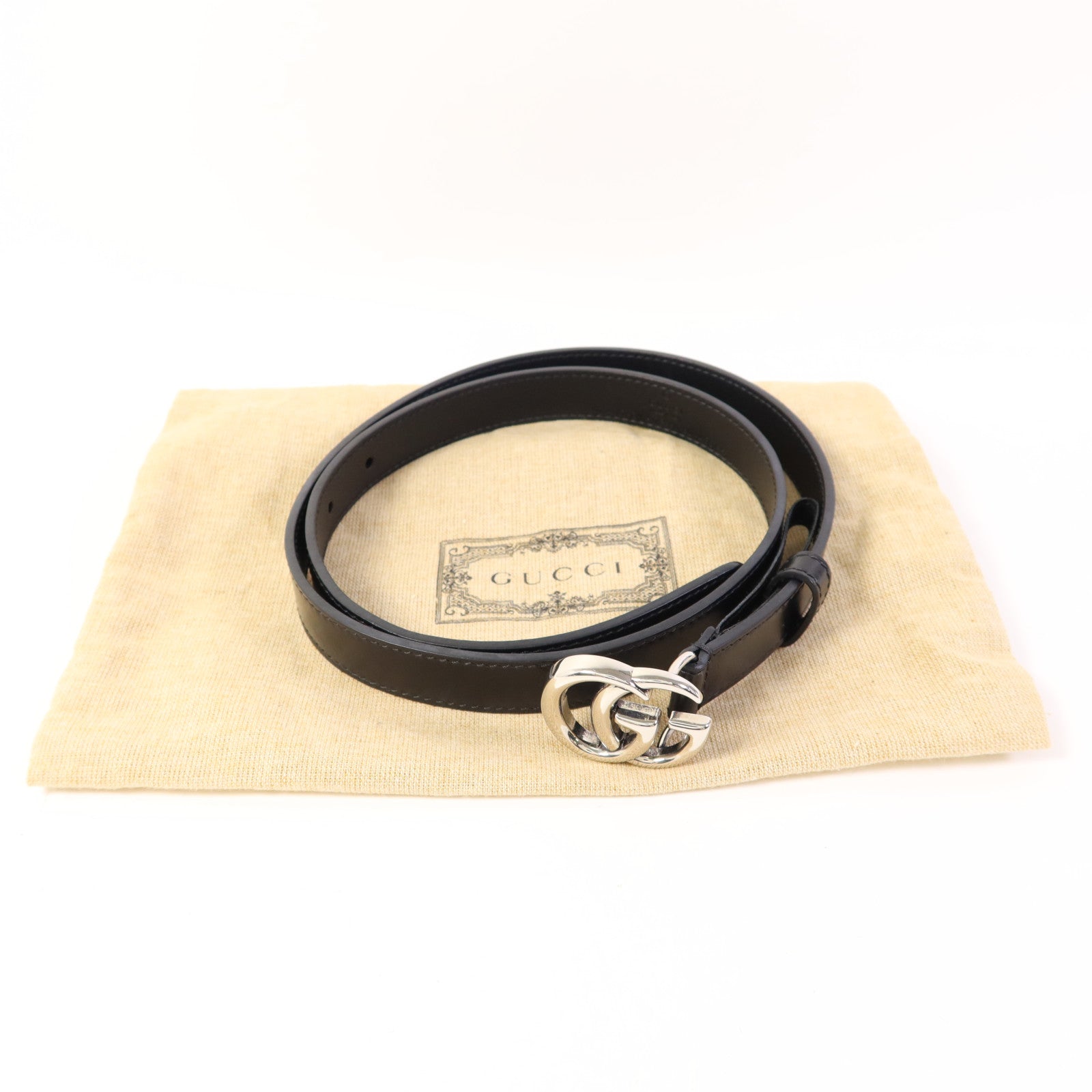 GUCCI 牛皮皮革Belt皮帶