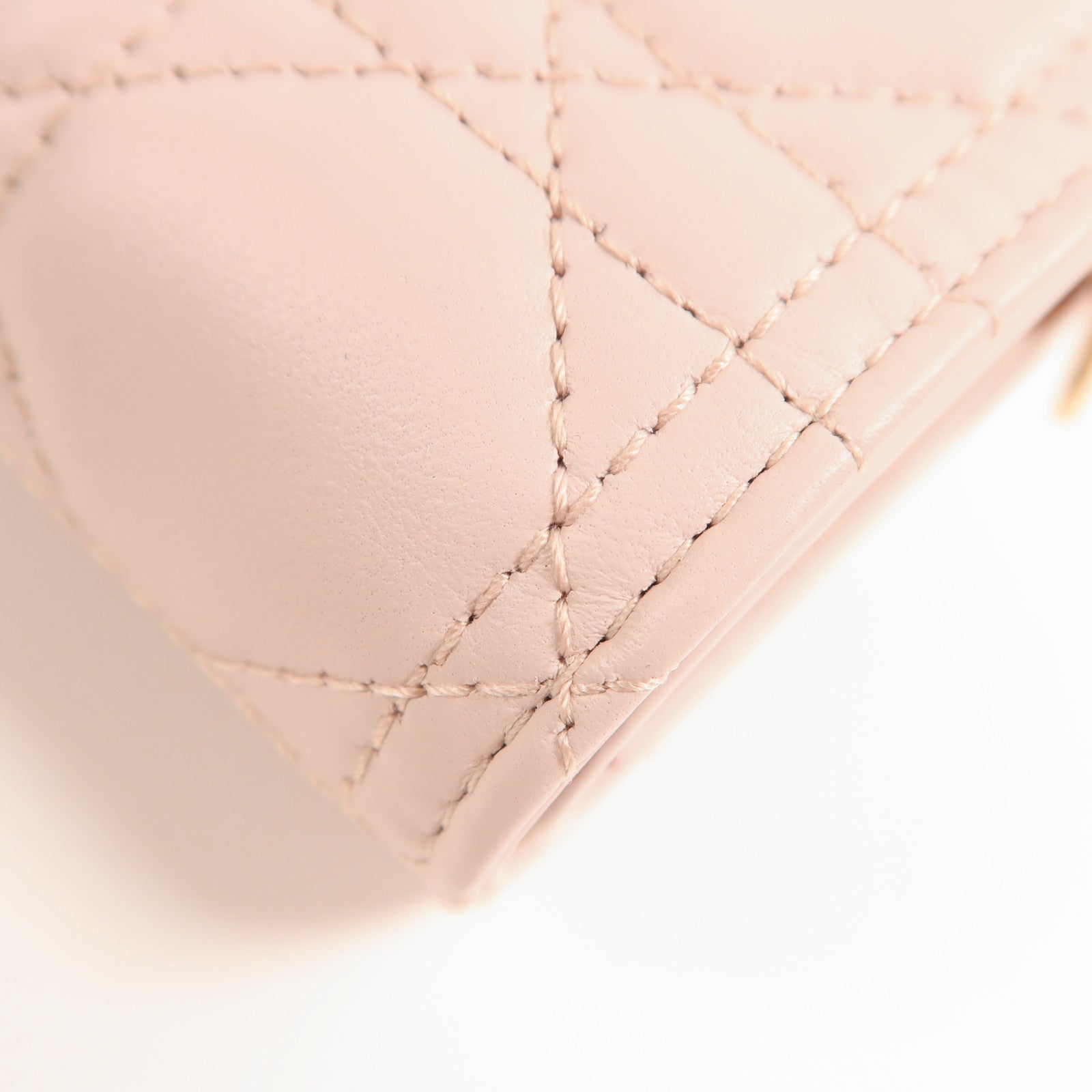 Dior 牛皮皮革Wallet金扣錢包