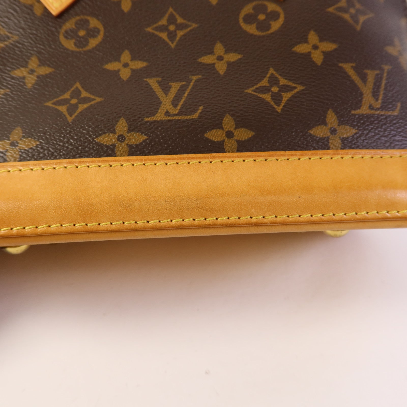 LOUIS VUITTON Monogram Alma BB金扣手挽肩背兩用袋