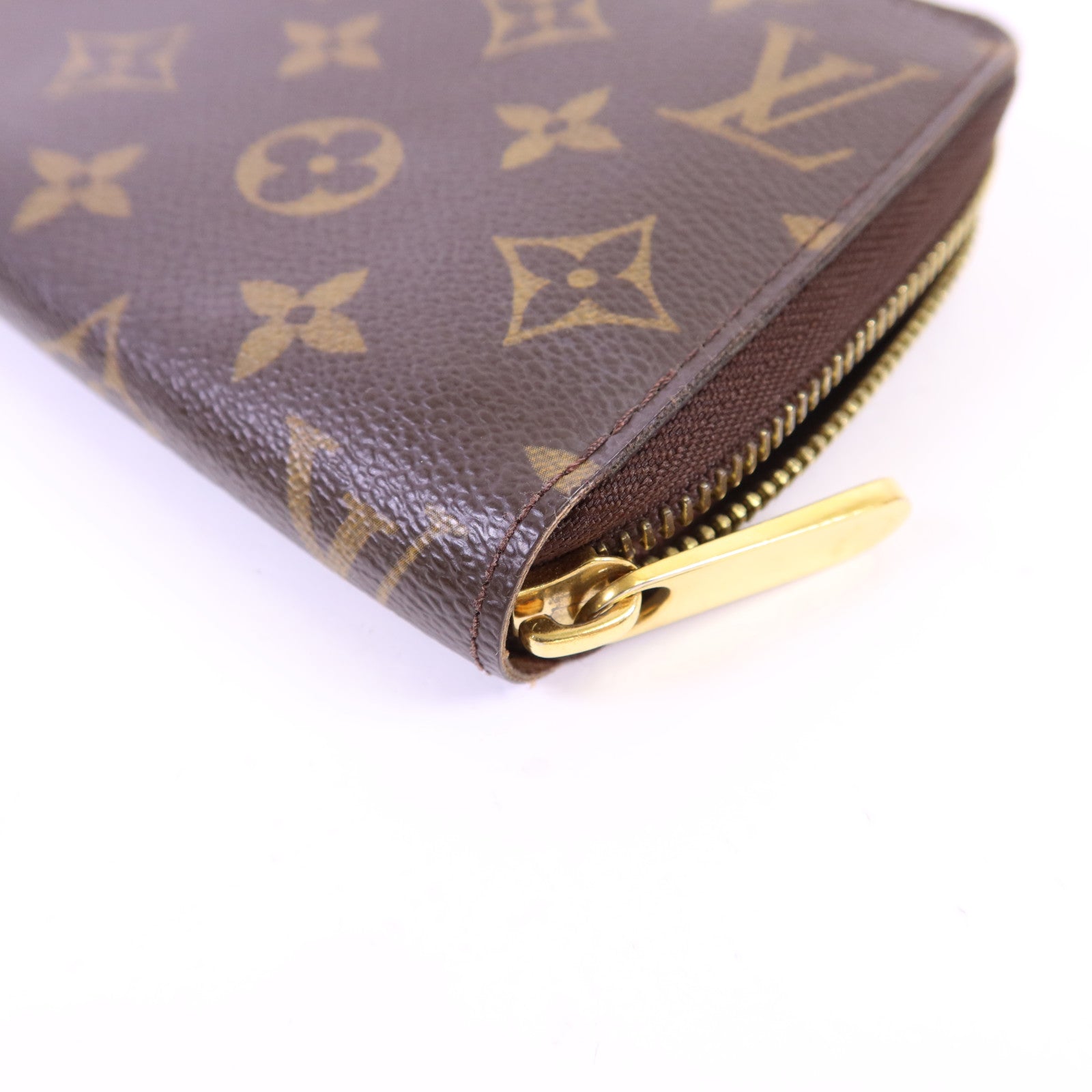 LOUIS VUITTON Monogram Zipper Long Wallet金扣長錢包