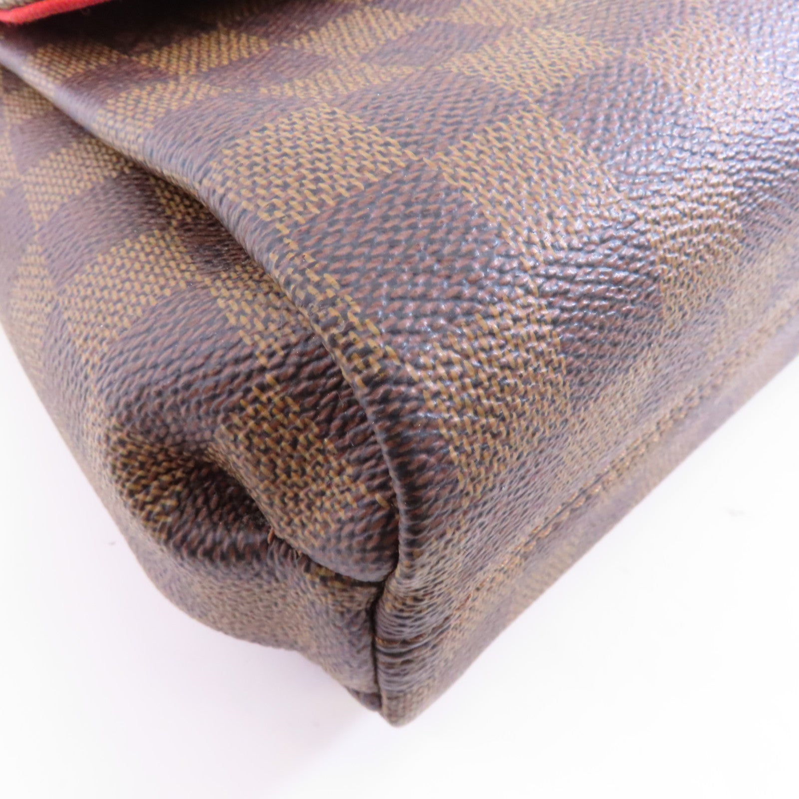 LOUIS VUITTON 【激減優惠】Damier Croisette金扣手挽肩背兩用袋棕色