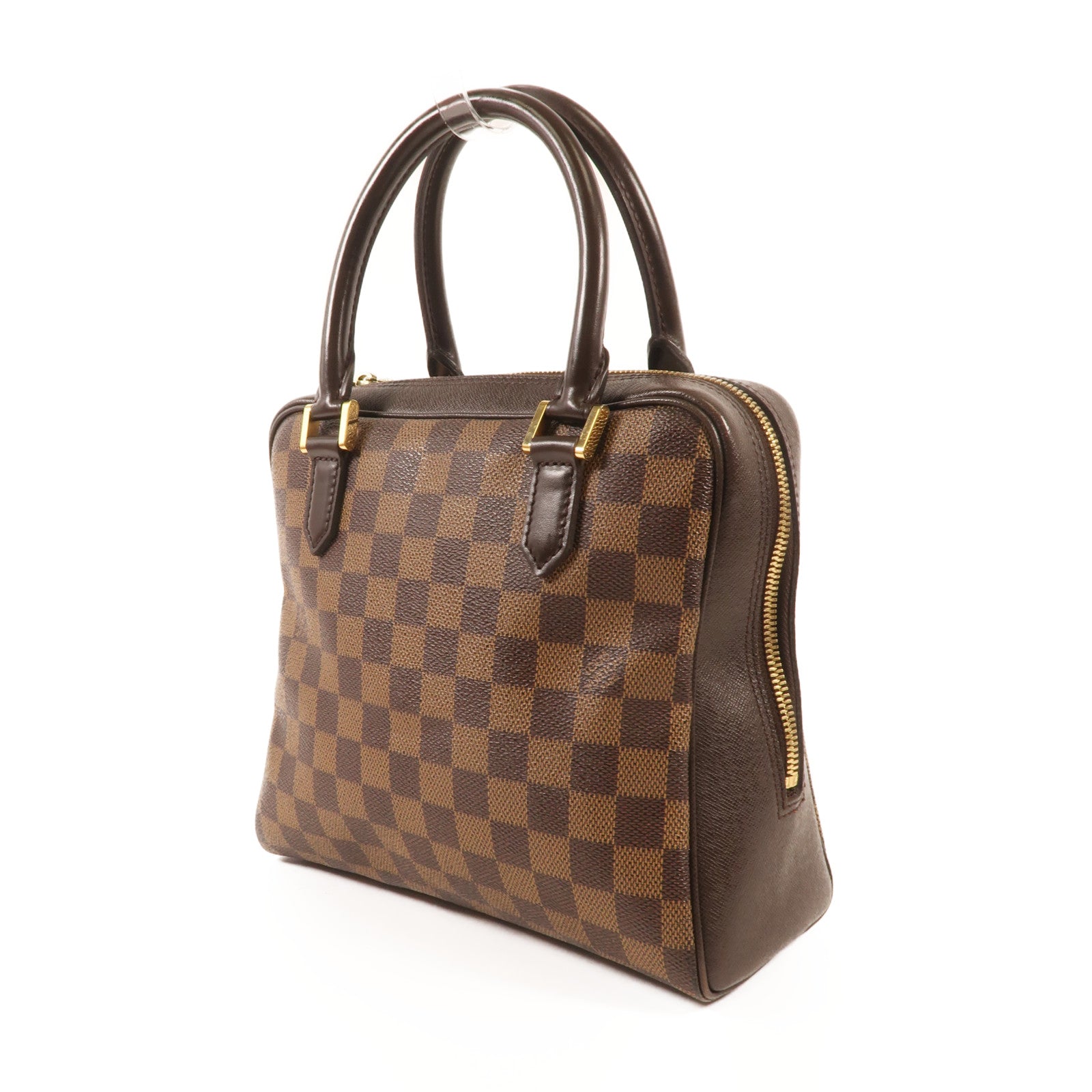 LOUIS VUITTON Damier Brera金扣手挽袋